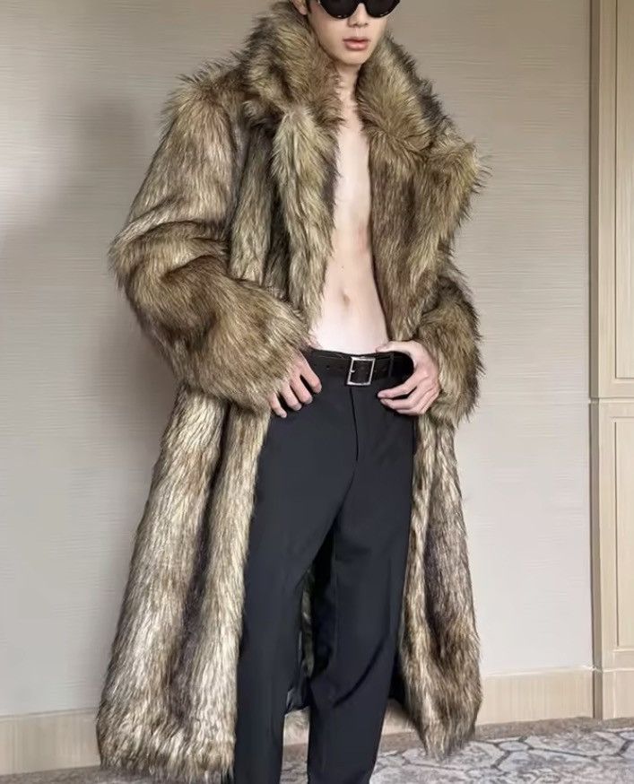 Other Faux Fur Designer Streetwear Maxi Winter Warm Men’s Coat Size US XL / EU 56 / 4 - 13 Thumbnail