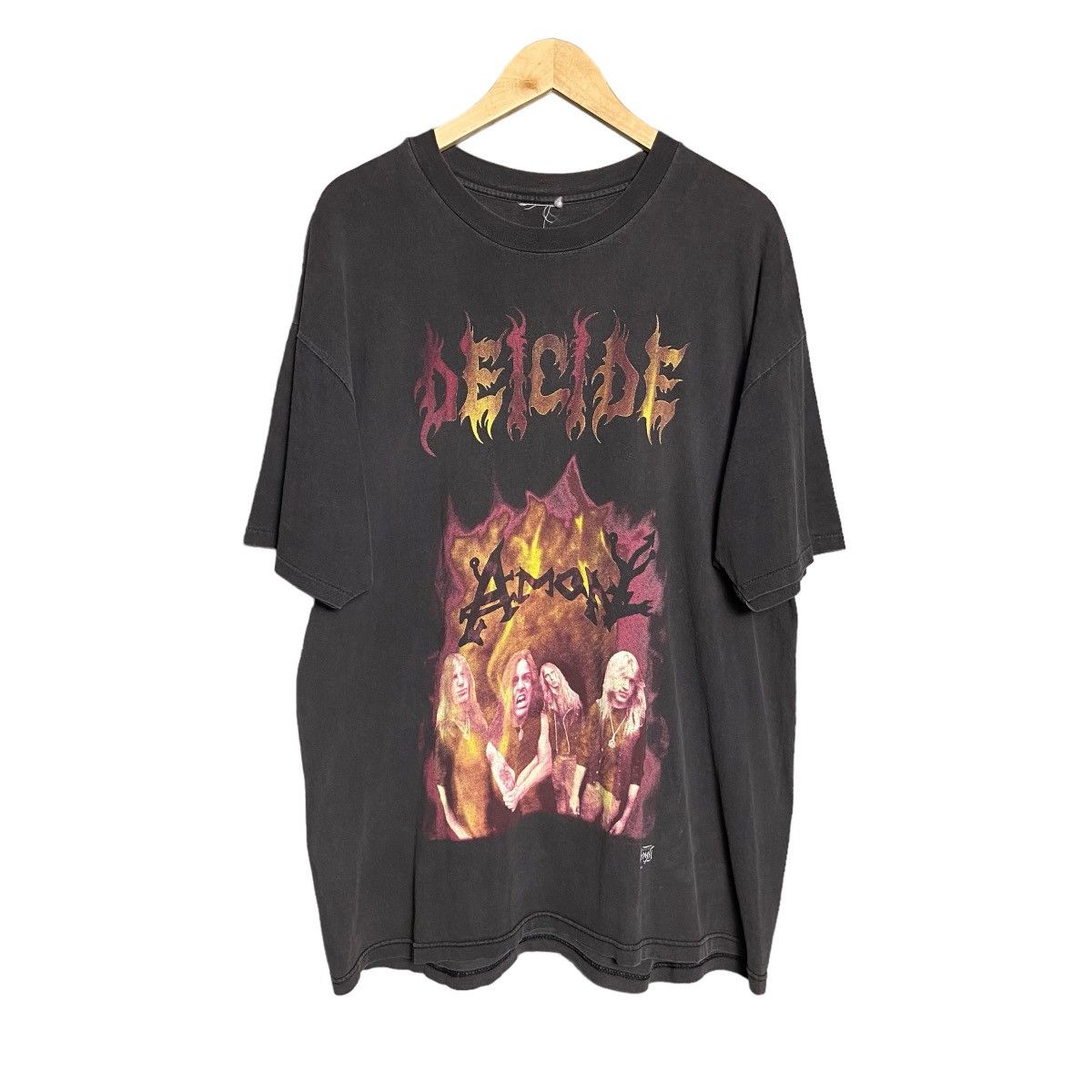 Band Tees Vintage 90s Deicide Death Metal Backstage Pass Band Tees Size US XL / EU 56 / 4 - 1 Thumbnail