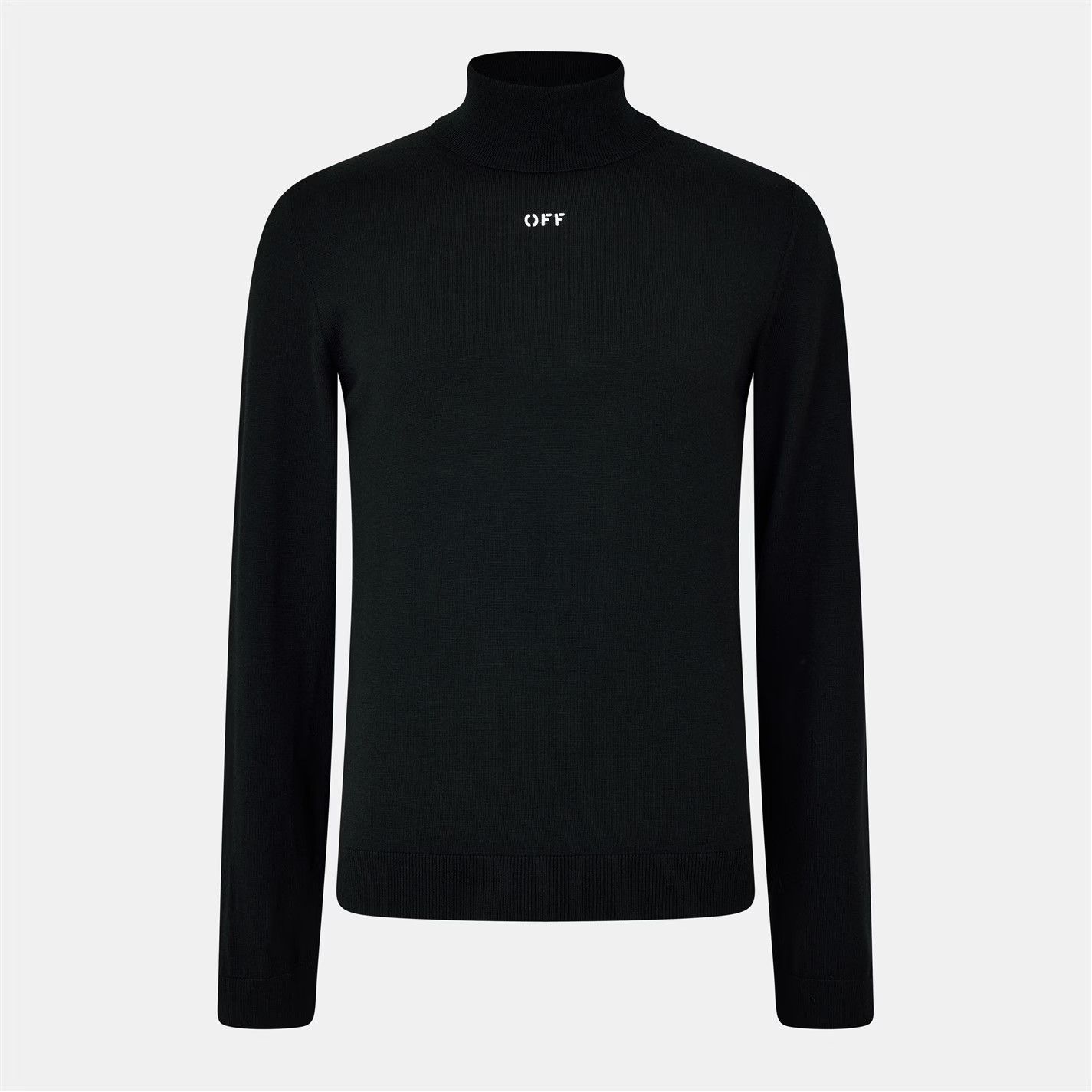 Off-White o1g2r1mq0226 Knitted Sweater In Black Size US XXL / EU 58 / 5 - 1 Thumbnail