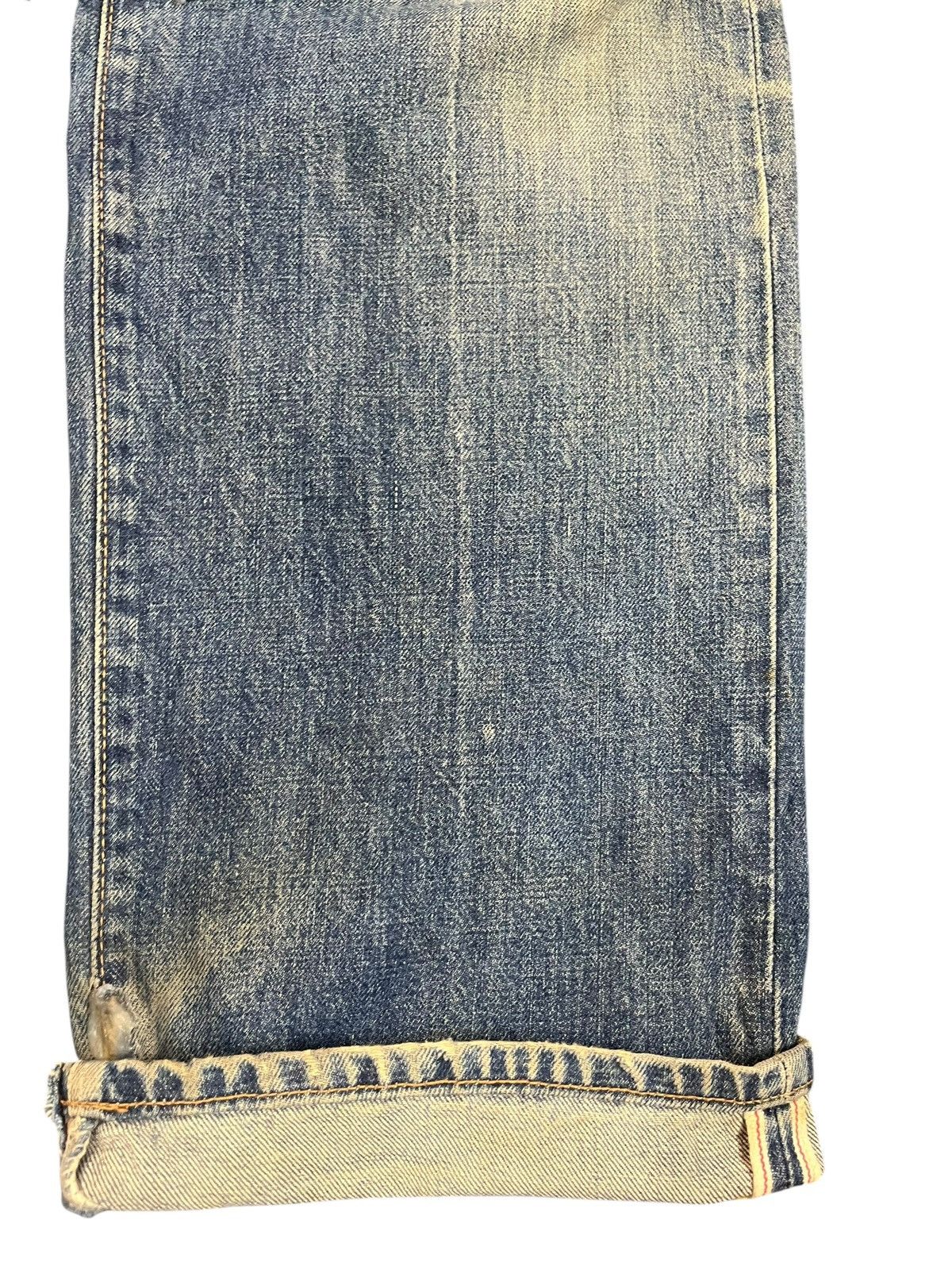 Japanese Brand × Le Grande Bleu (L.G.B.) × Warehouse Vintage Unique Clothing Warehouse Selvedge Mudwash Denim Size US 33 - 3 Thumbnail