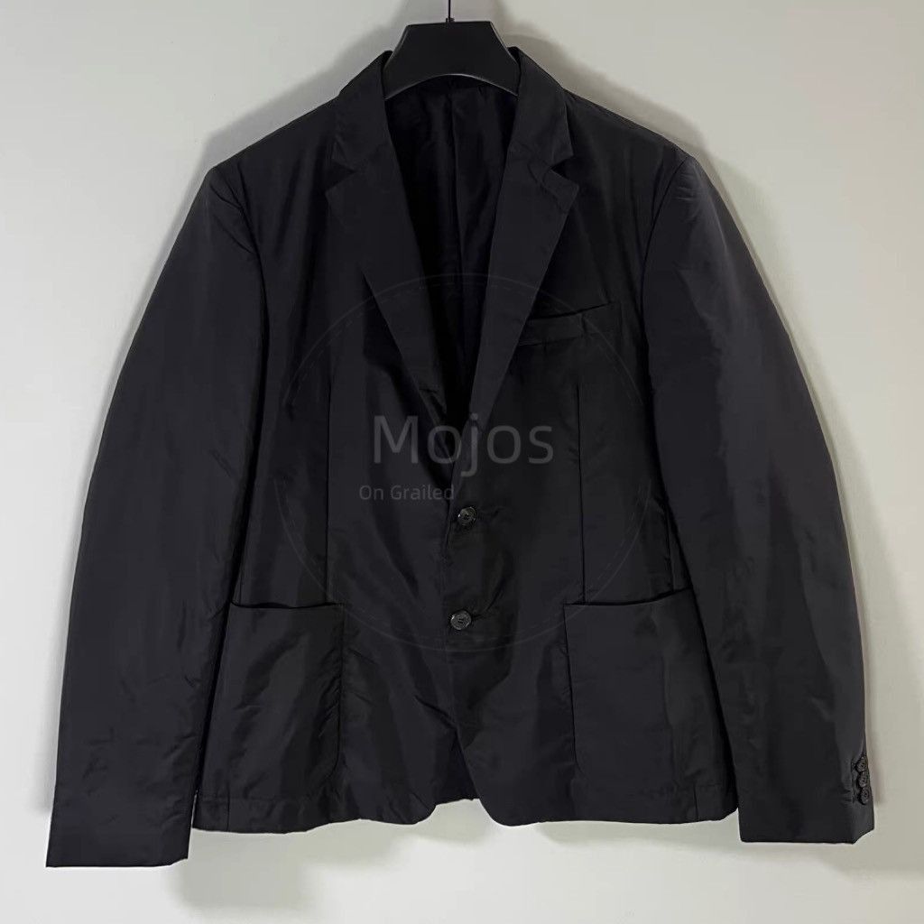 Prada Sz 48 Prada Red Label Nylon Blazer Jacket-2508 Size US M / EU 48-50 / 2 - 1 Thumbnail