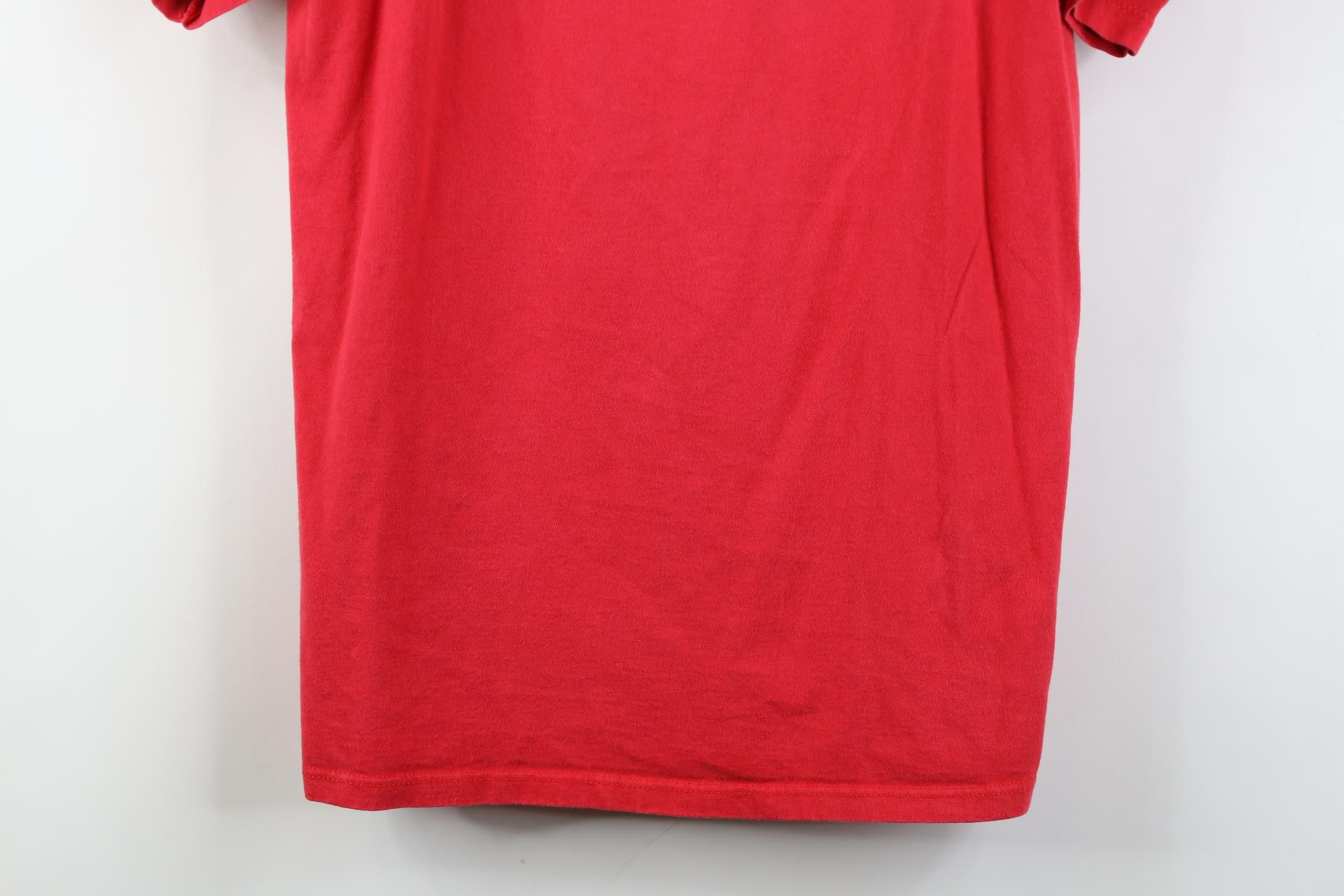 Vintage Vintage 90s Whirlpool Jet Boats Boating T-Shirt Red Cotton Size US M / EU 48-50 / 2 - 3 Thumbnail