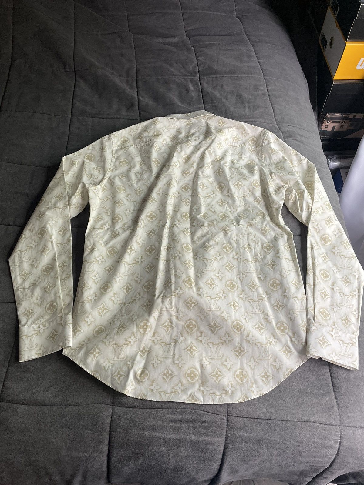 Louis Vuitton Louis Vuitton Sand Monogram Shirt Size US M / EU 48-50 / 2 - 2 Thumbnail