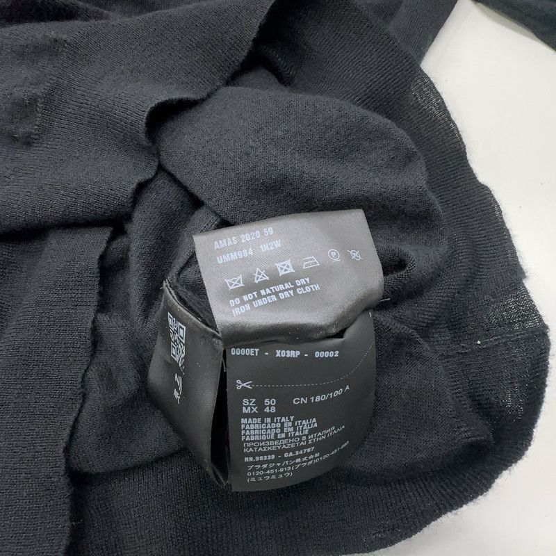 Prada Prada Black Lightweight Knit Sweater for Men-2506 Size US L / EU 52-54 / 3 - 1 Thumbnail