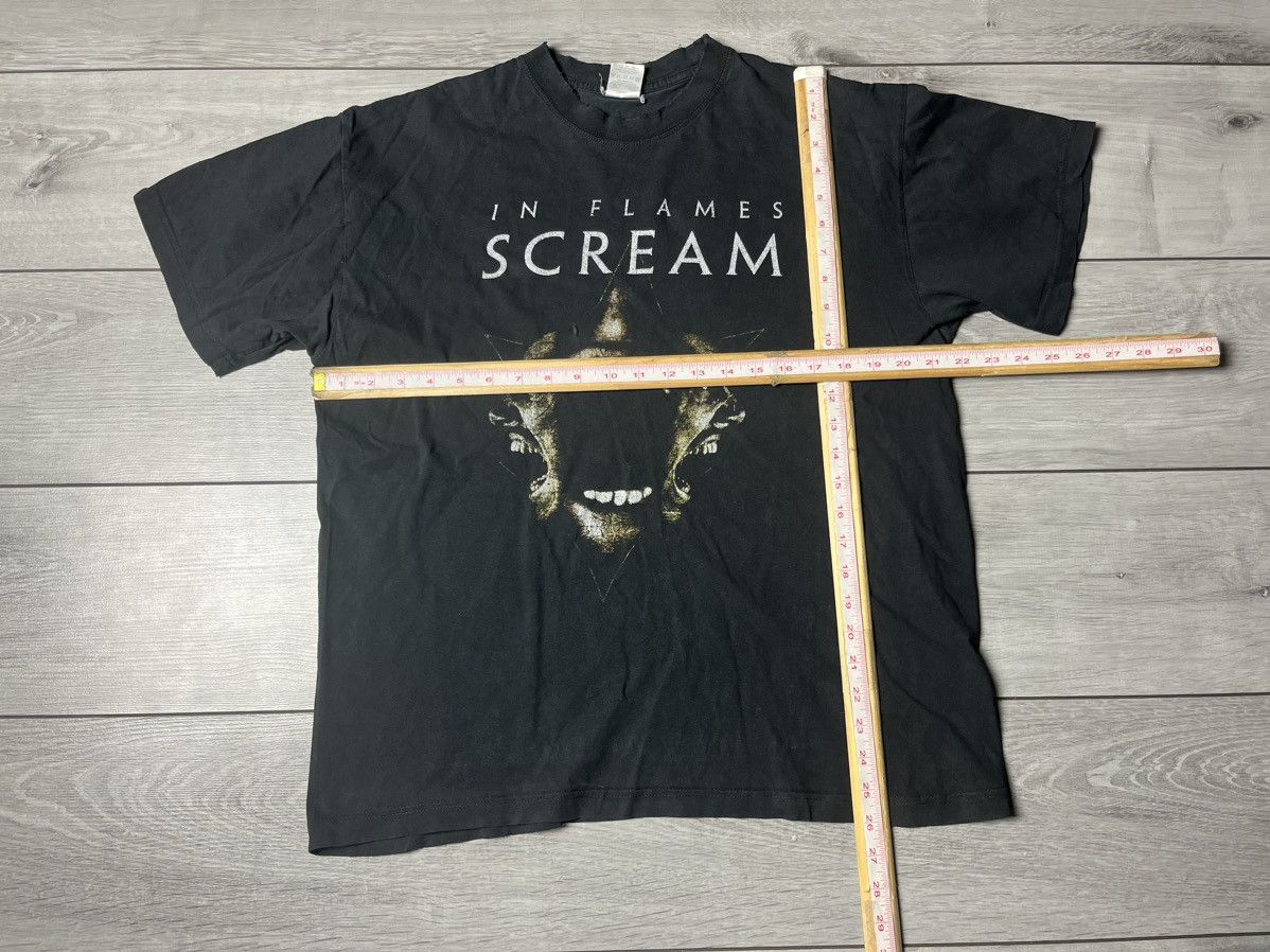 Band Tees In flames scream Tshirt rock vintage size Large Size US L / EU 52-54 / 3 - 5 Thumbnail