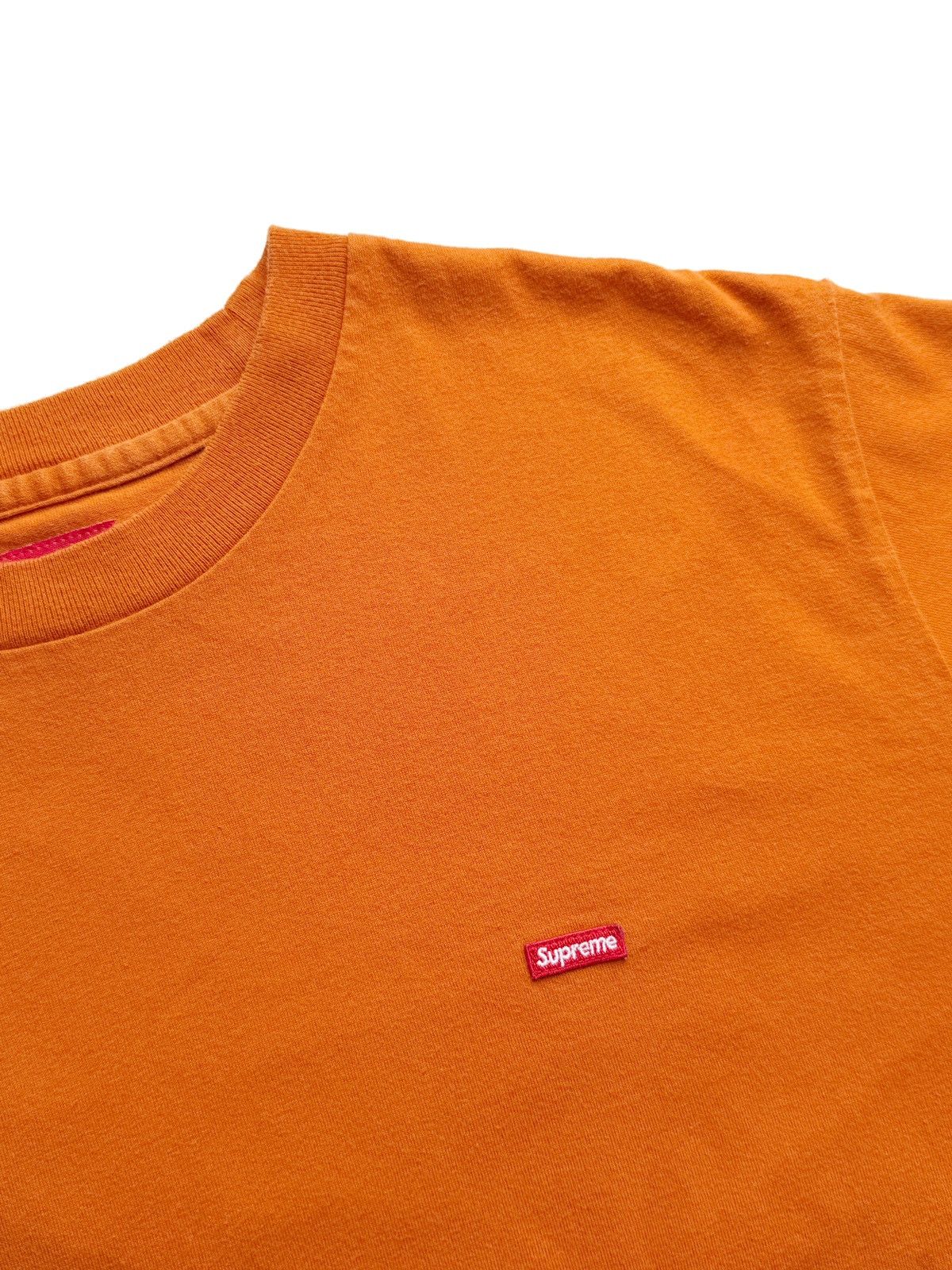 Supreme Supreme Orange Small Box Logo T Shirt Men’s Size L Size US L / EU 52-54 / 3 - 5 Thumbnail