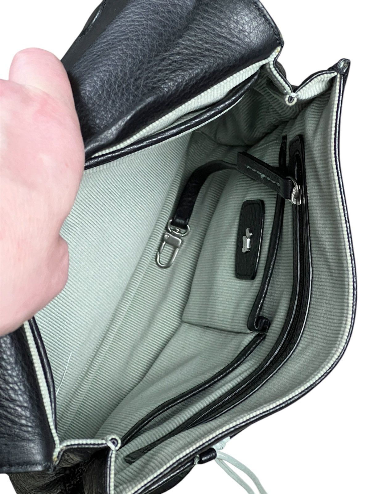 Other Radley London Black Pebble Leather Messenger Crossbody Bag Size ONE SIZE - 5 Thumbnail