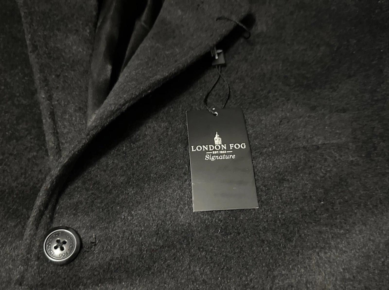 London Fog London Fog Signature Men's Wool Blend Coat Overcoat Size 48L Size US XL / EU 56 / 4 - 5 Thumbnail