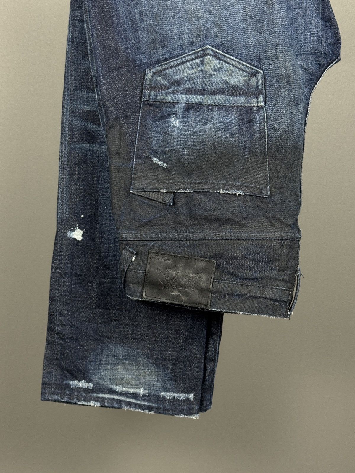 Prps PRPS DENIM PAINTED FADED PANTS SIZE : 34 Size US 34 / EU 50 - 2 Thumbnail