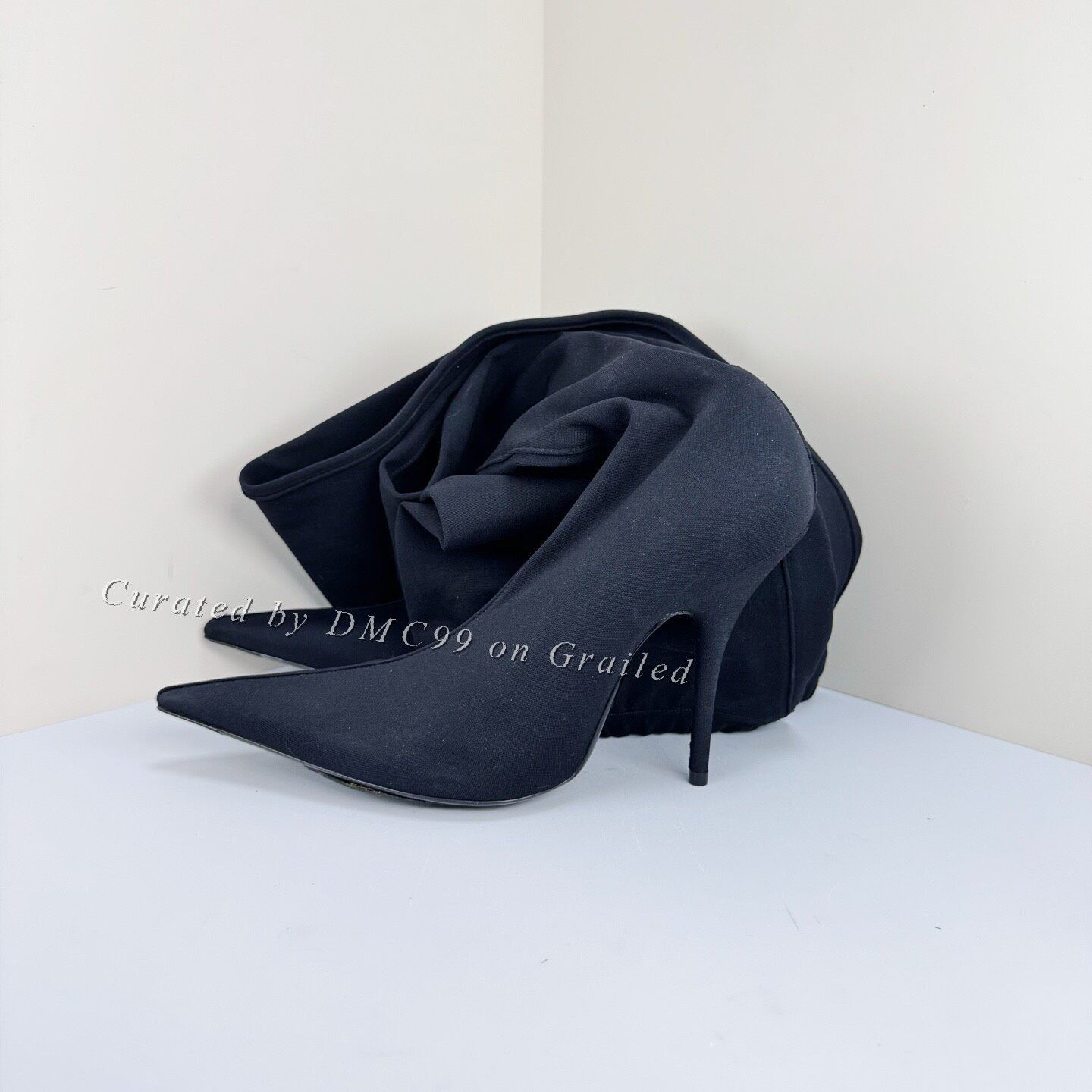 Balenciaga Balenciaga Embroidered Over-the-Knee High Heels Size US 6.5 / IT 36.5 - 1 Thumbnail