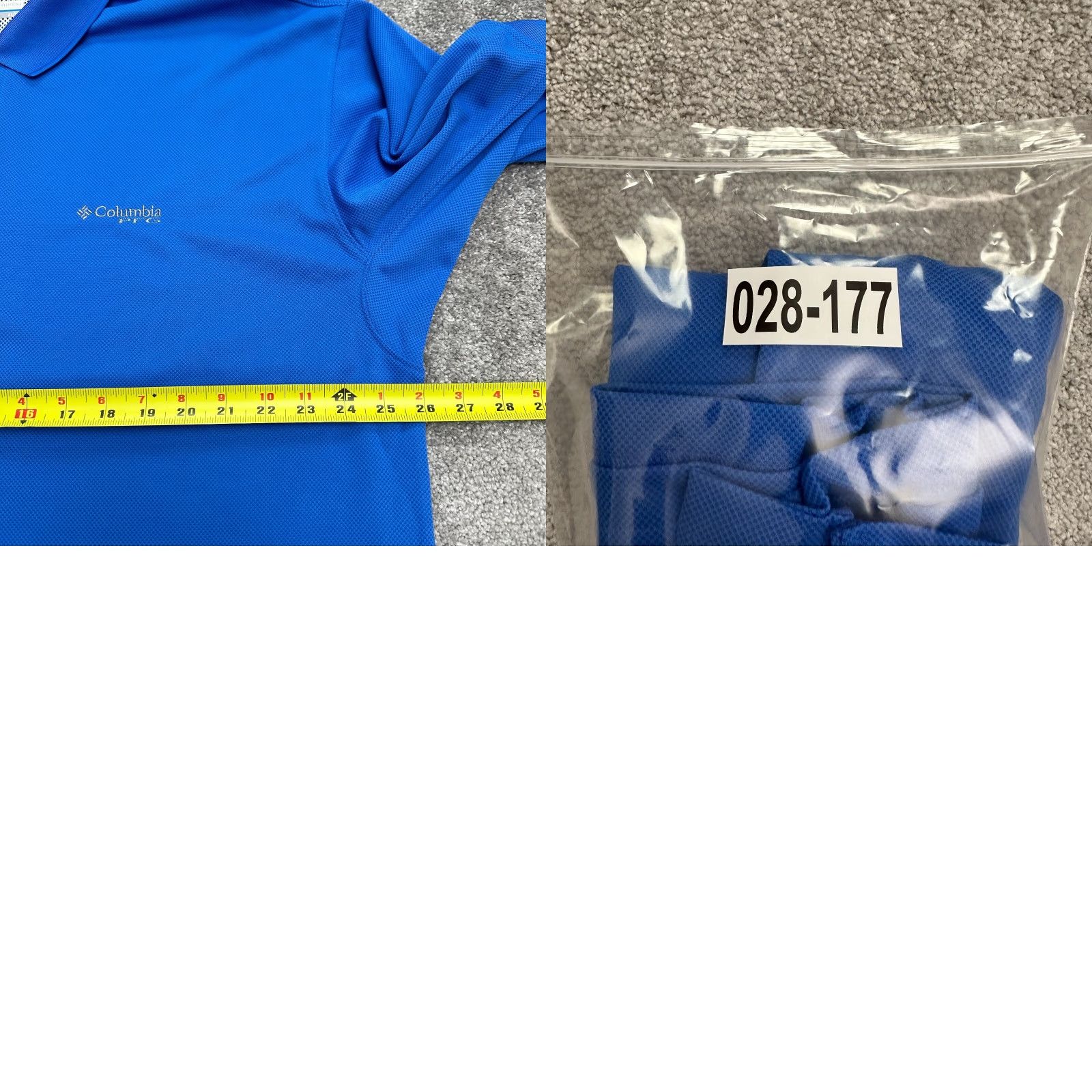 Vintage Columbia Polo Shirt Mens XL PFG Omni-Shade Short Sleeve Blue - Cast Fish Sport Outdoor Size US XL / EU 56 / 4 - 9 Thumbnail