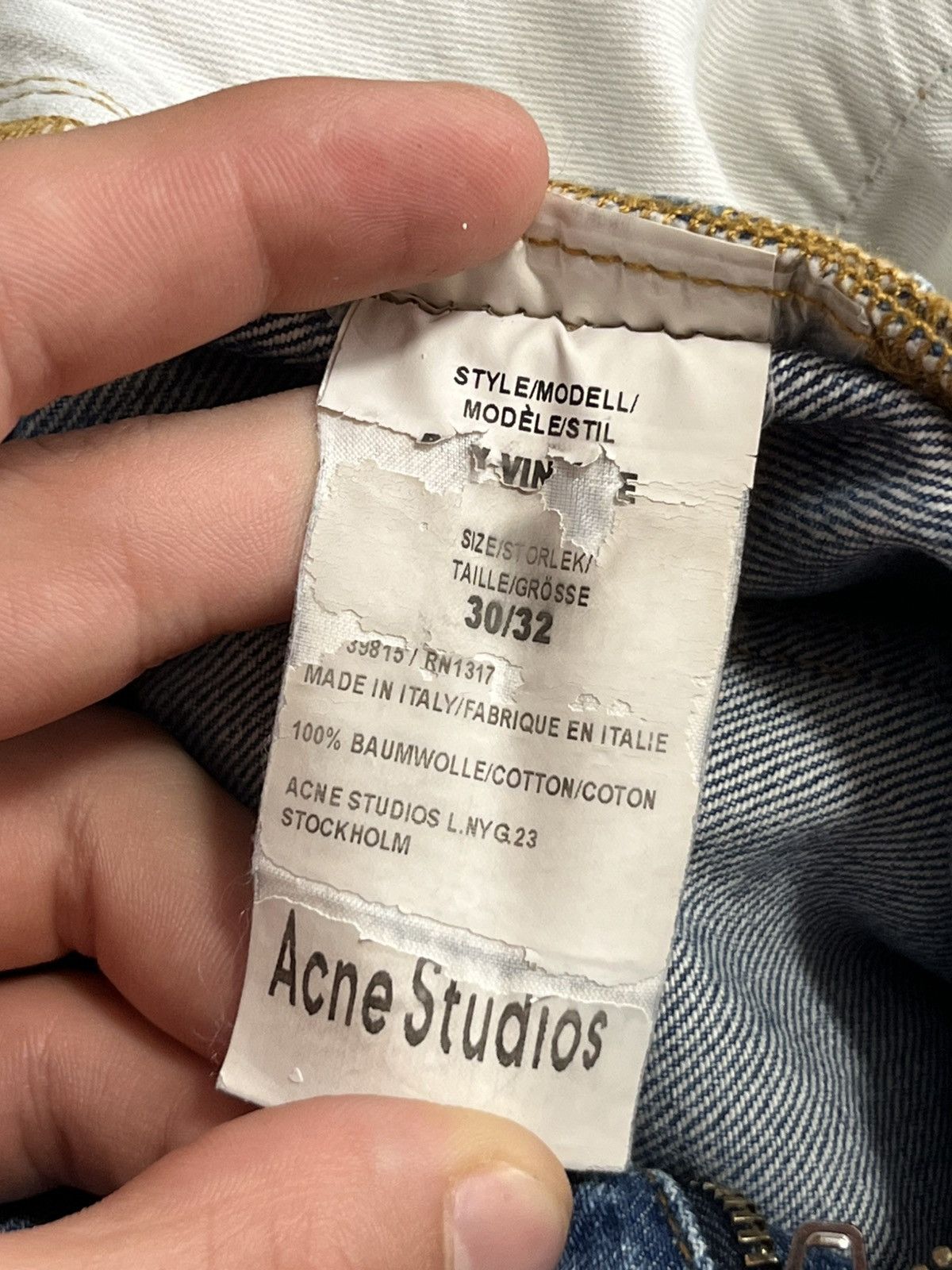 Acne Studios Acne Srudios Jeans Size US 30 / EU 46 - 9 Thumbnail