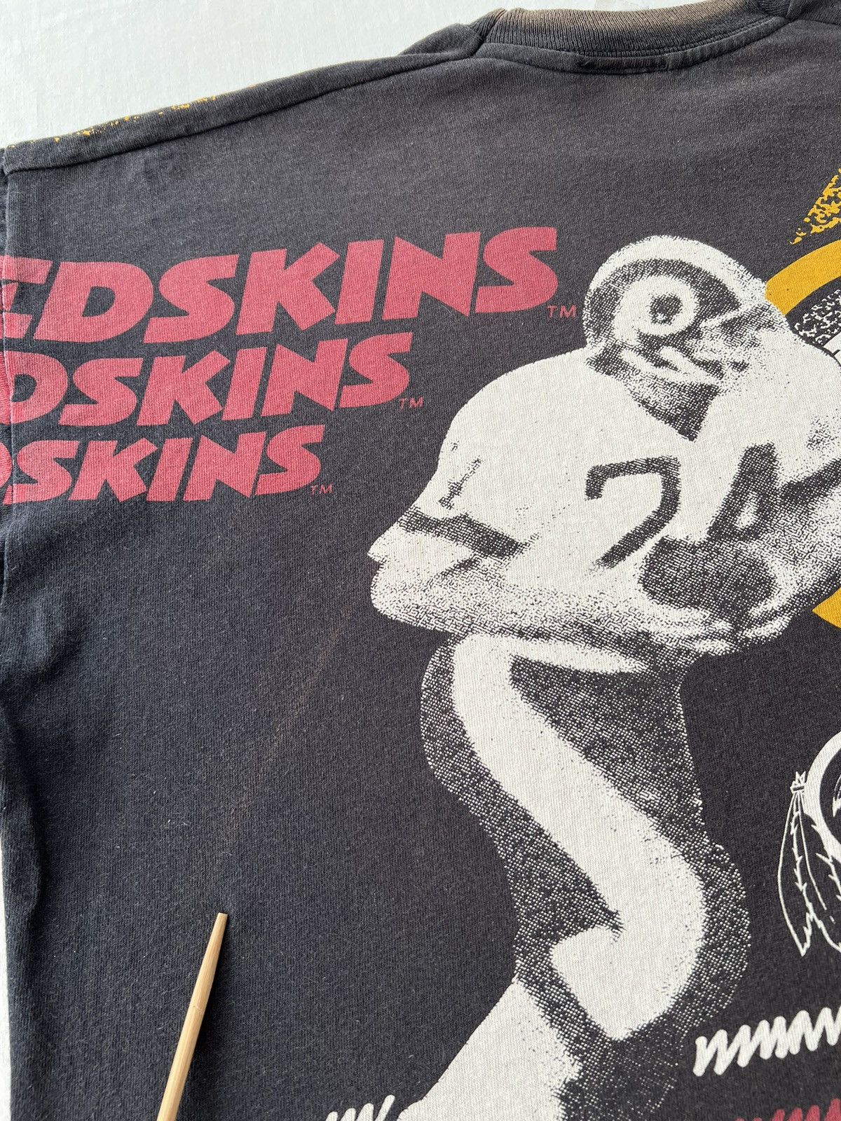 NFL Vintage 1992 Washington Redskins NFL AOP T-shirt Size US XL / EU 56 / 4 - 15 Thumbnail