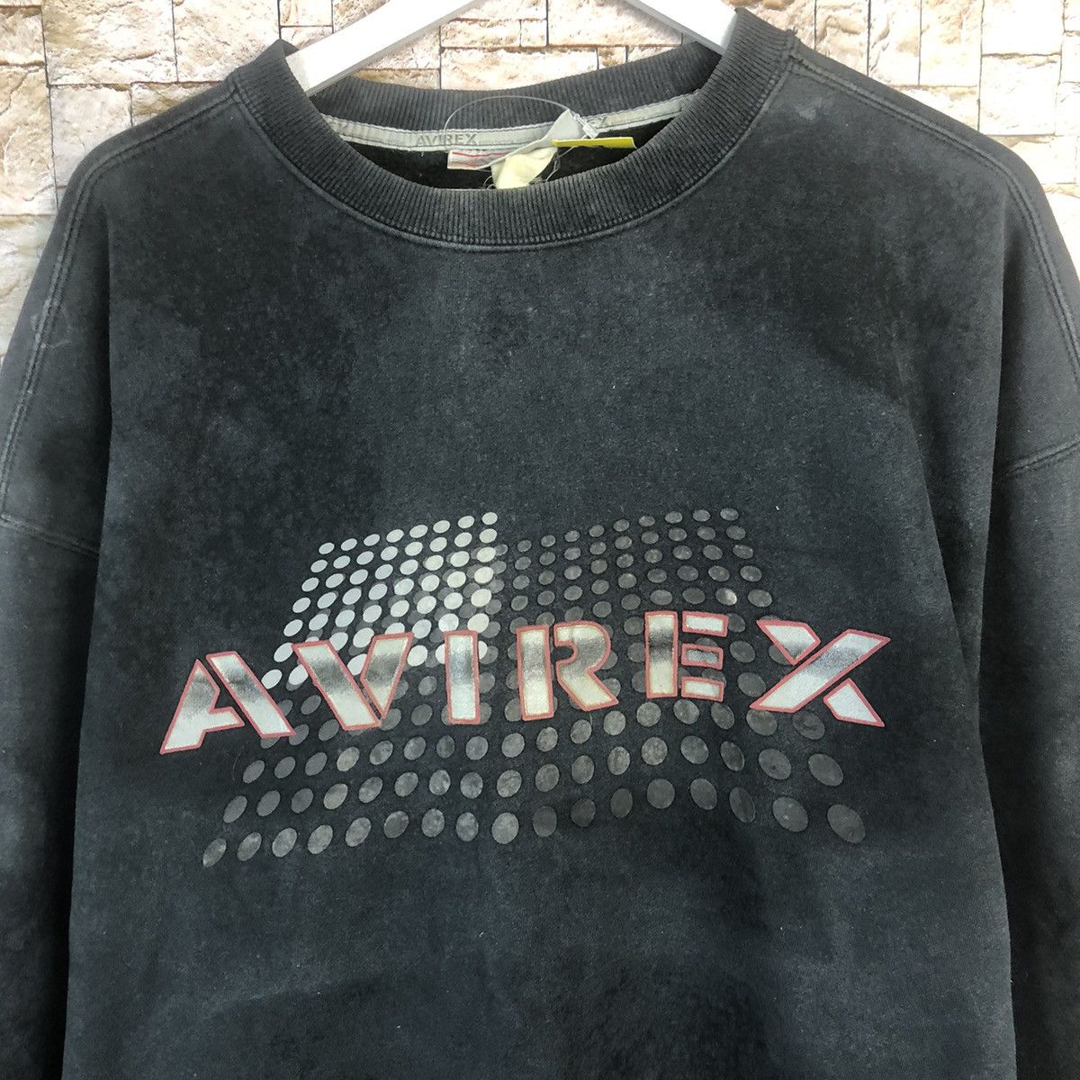 Avirex Avirex vintage fadex Black Sweatshirt #A3 Size US XL / EU 56 / 4 - 6 Thumbnail