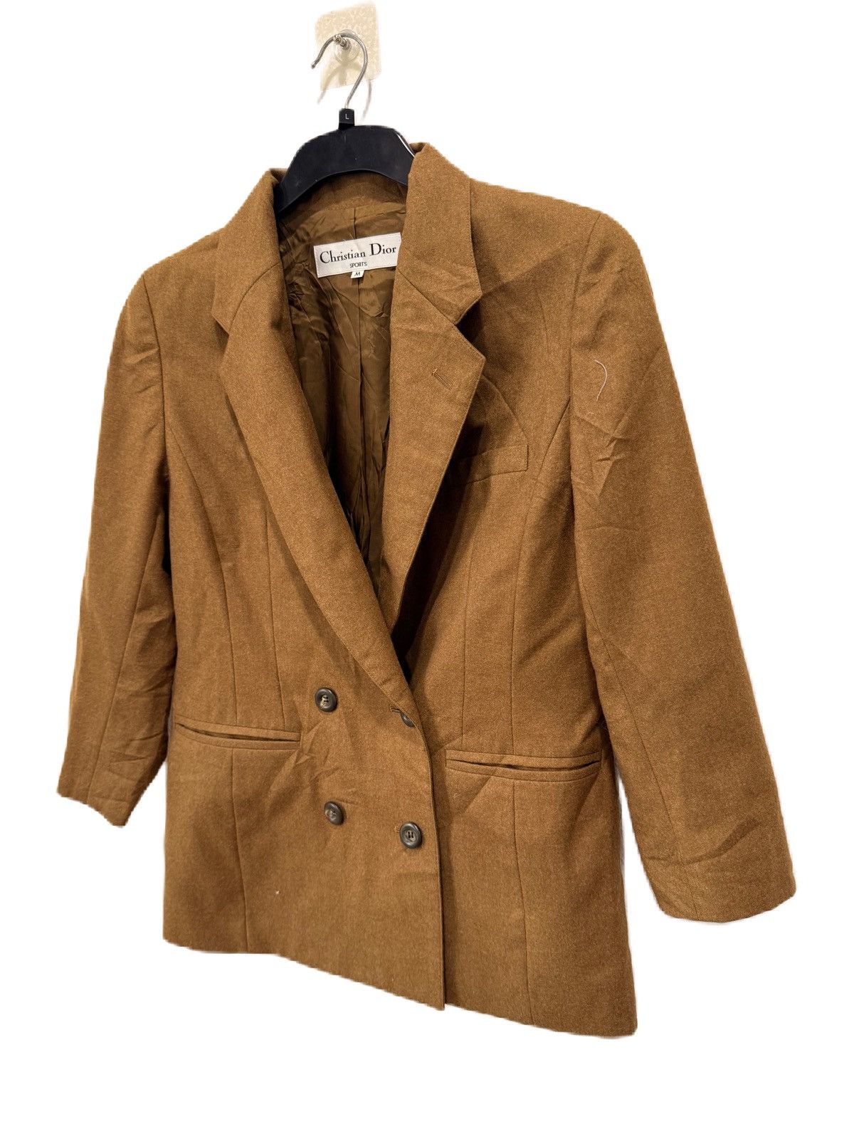 Dior Christian Dior Sports Brown Double Breasted Vintage Blazer Size M / US 6-8 / IT 42-44 - 3 Thumbnail
