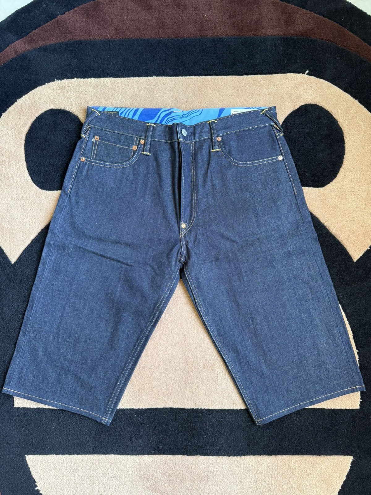 Evisu EVISU “道楽”camo daicock style denim shorts！size：34 Size US 34 / EU 50 - 2 Thumbnail