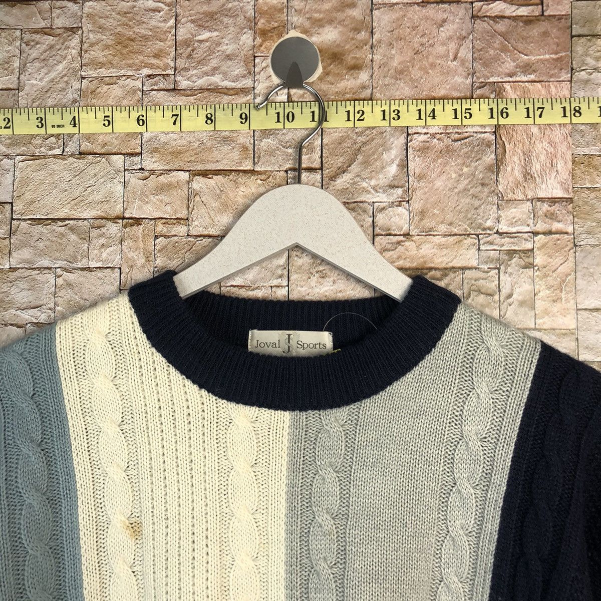 Homespun Knitwear × Japanese Brand × Vintage Joval Sport Dark Blue Knitwear #A850 Size US M / EU 48-50 / 2 - 4 Thumbnail