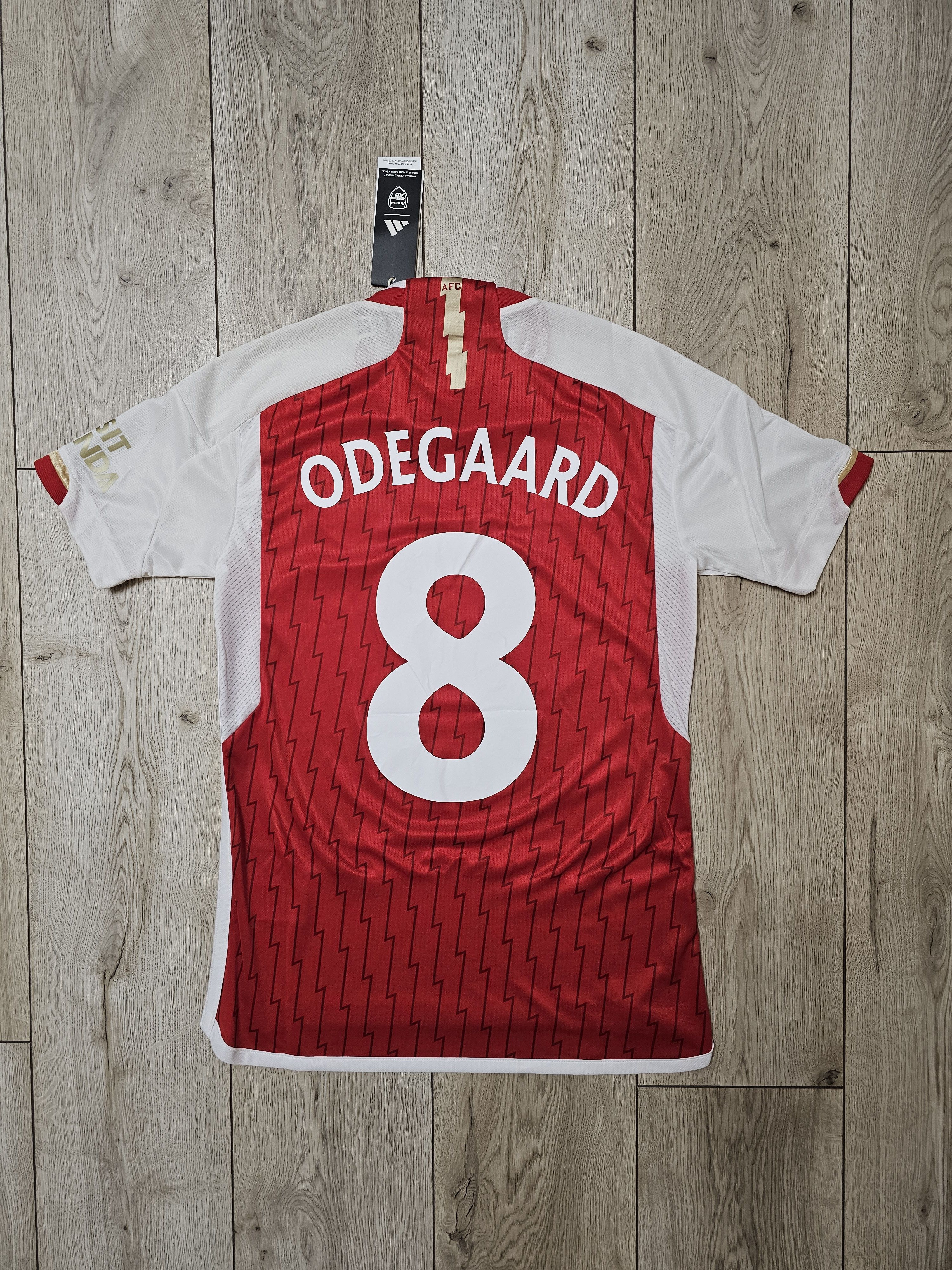 ARSENAL 2023 2024 HOME ODEGAARD FOOTBALL SOCCER JERSEY