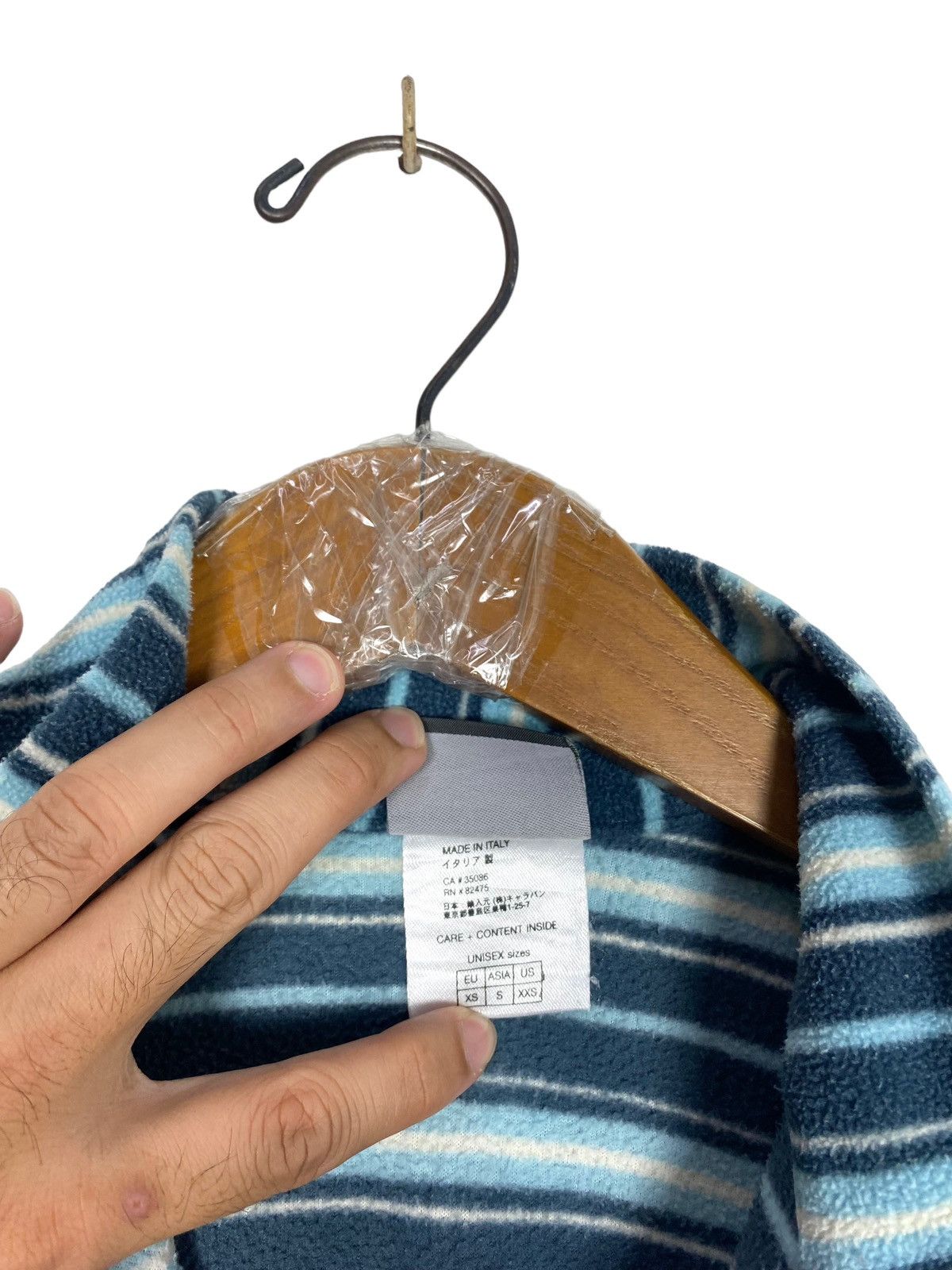 Jack Wolfskin Jack Wolfskin Stripe Fleece Embroidery Small Logo Italy Size US S / EU 44-46 / 1 - 6 Thumbnail
