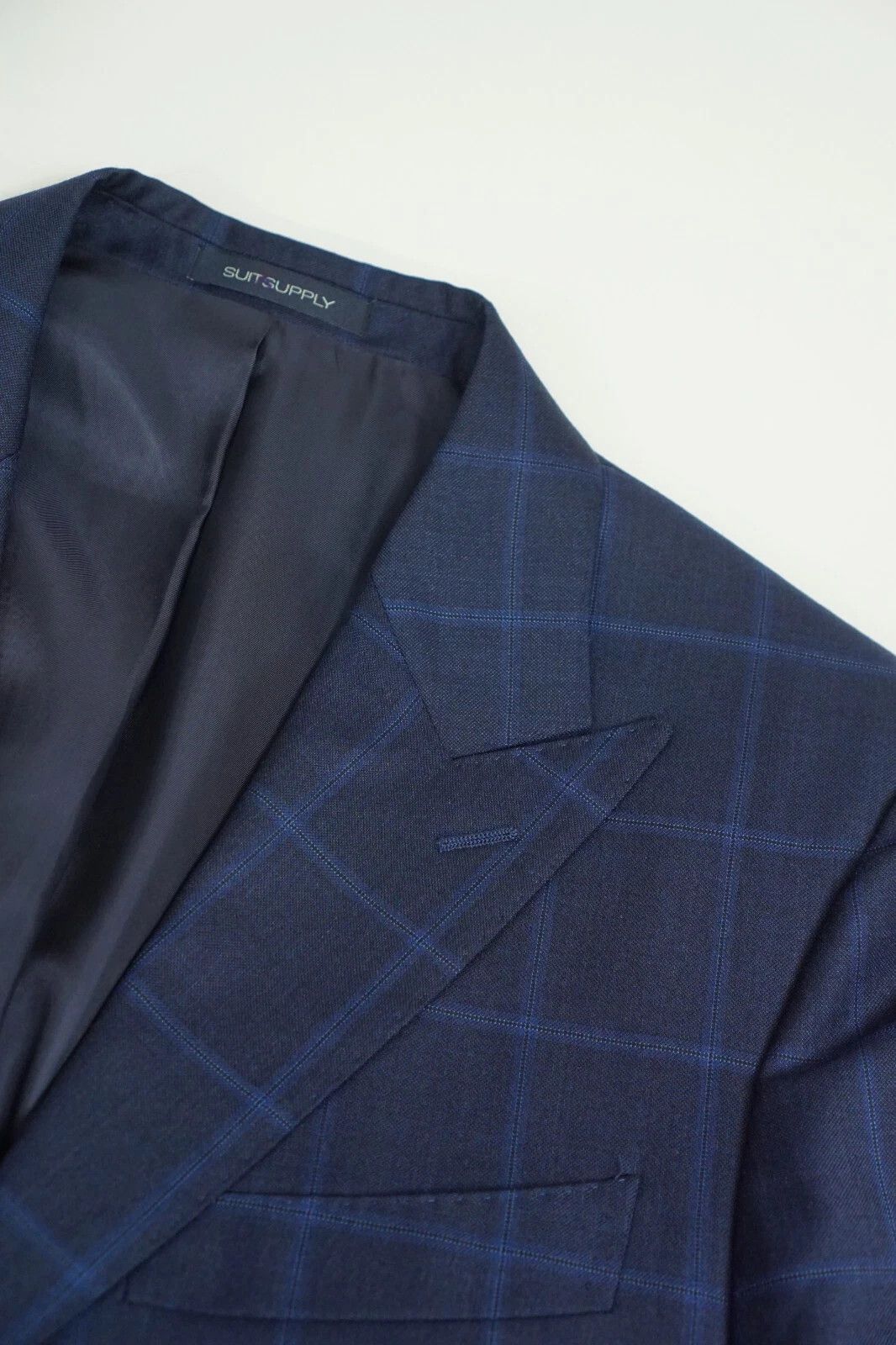 Suitsupply Men Suitsupply Blazer Washington Peak Wool S110 Blue UK/US40 Size 40R - 3 Thumbnail