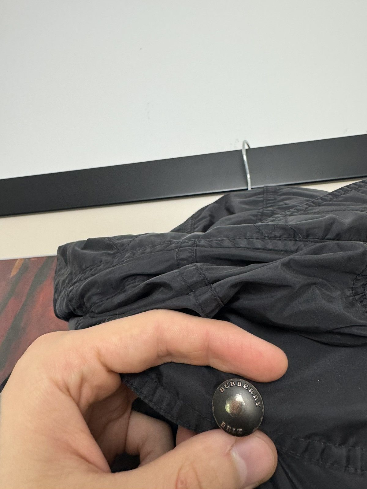 Burberry Burberry Brit Nylon Jacket Black Rare Casual Hype Novacheck Size L / US 10 / IT 46 - 10 Thumbnail