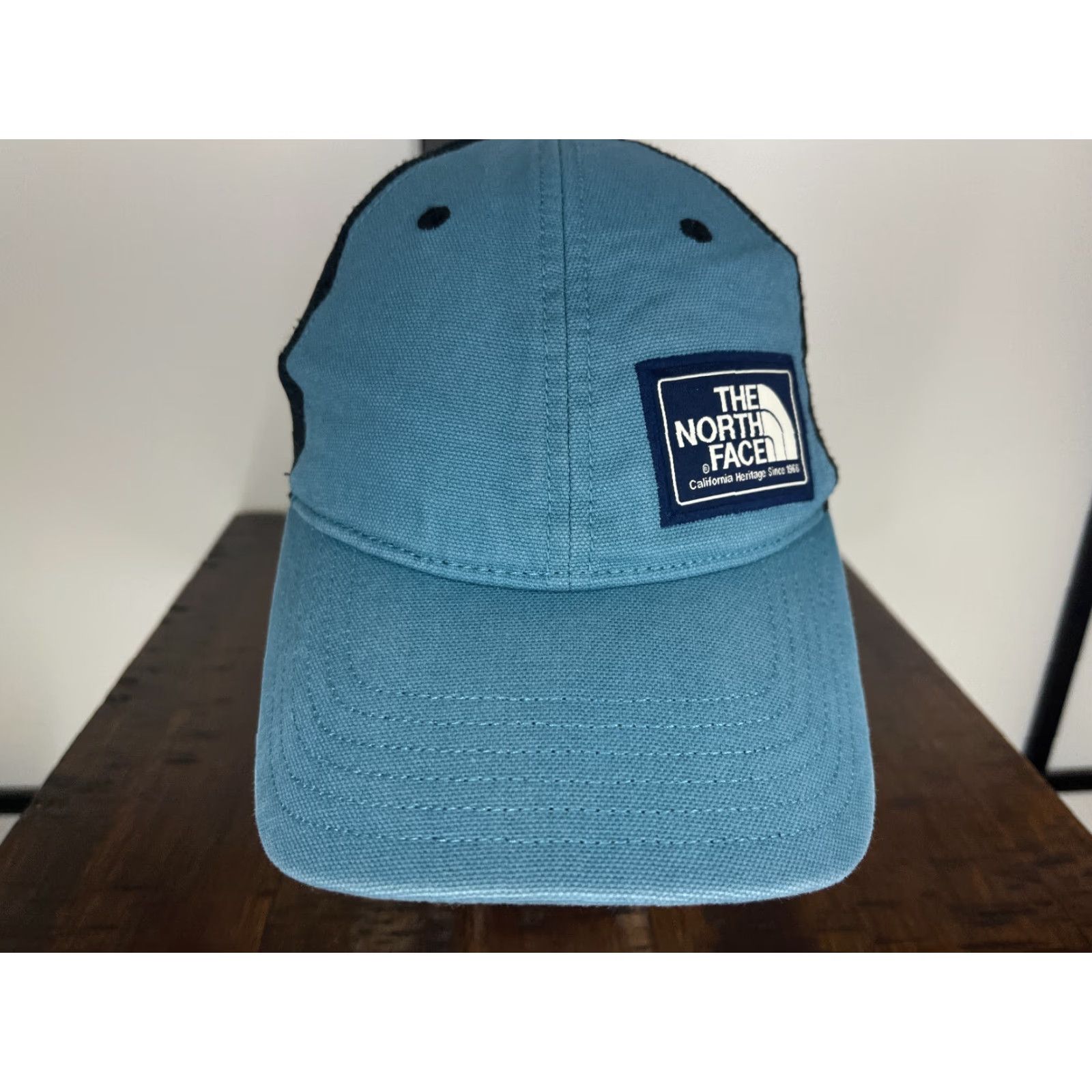 The North Face The North Face Hat Cap Snap Back Adult OS Blue Poly Trucker California Heritage Size ONE SIZE - 3 Thumbnail