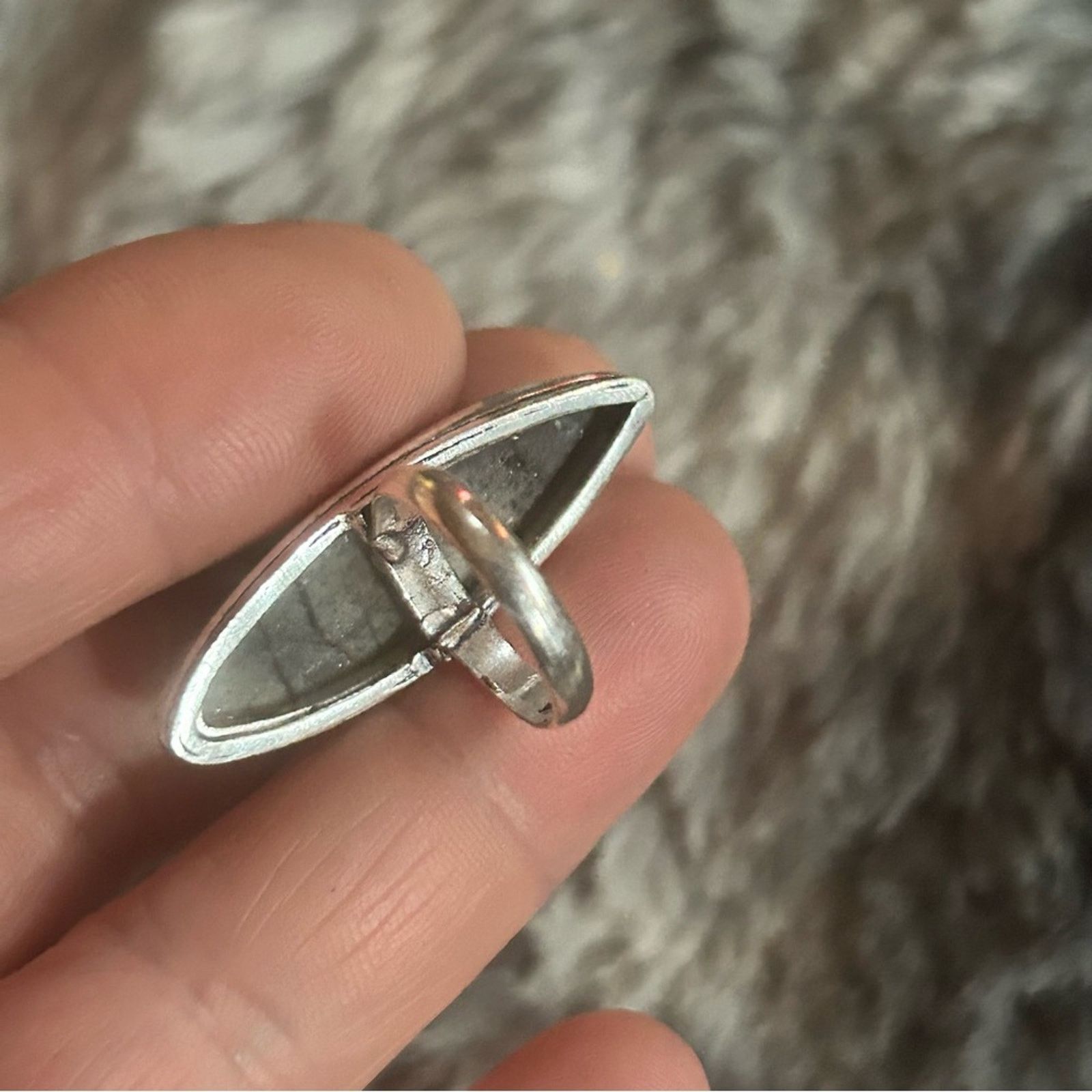 Other Handcrafted marquis genuine Picasso stone ring NIB Size ONE SIZE - 6 Thumbnail