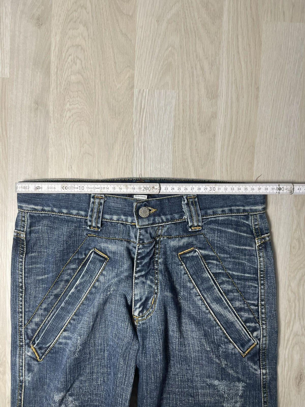 Dolce & Gabbana Dolce & Gabbana Jeans DG Backprint Größe 36 Size 28" / US 6 / IT 42 - 10 Thumbnail