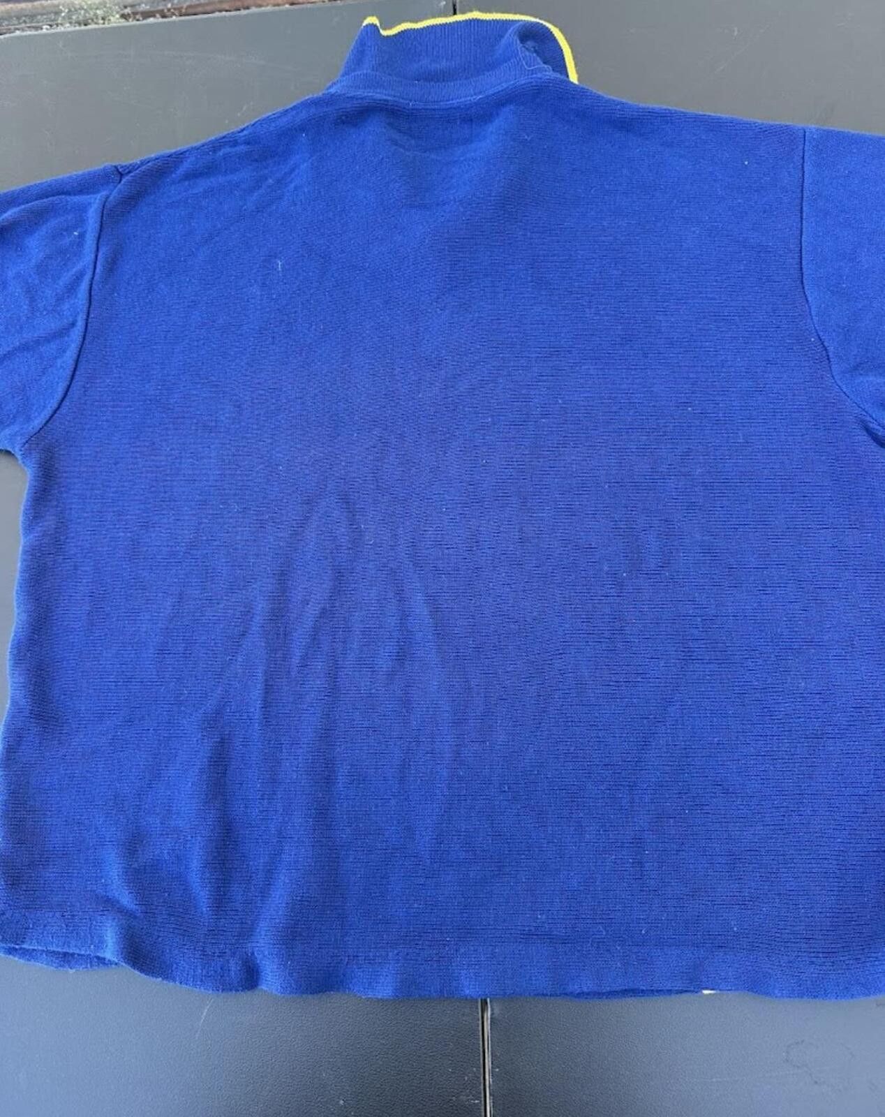 Other Vintage USA Acrylic Knit Polo Shirt Size US XL / EU 56 / 4 - 2 Thumbnail
