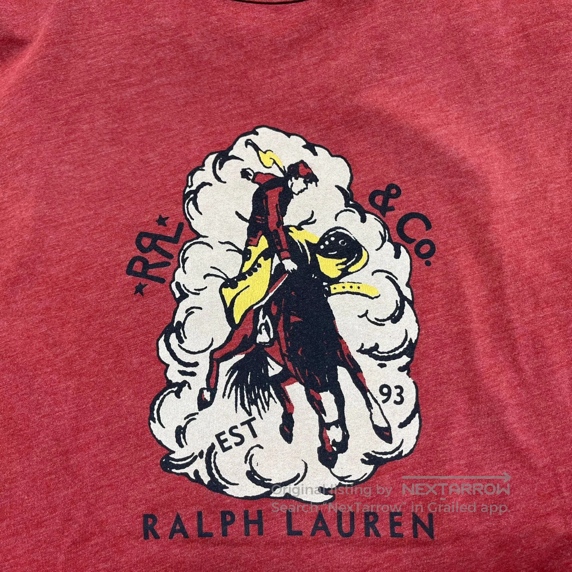 RRL Ralph Lauren RRL Western Cowboy Short Sleeve T-Shirt. Size US S / EU 44-46 / 1 - 6 Thumbnail