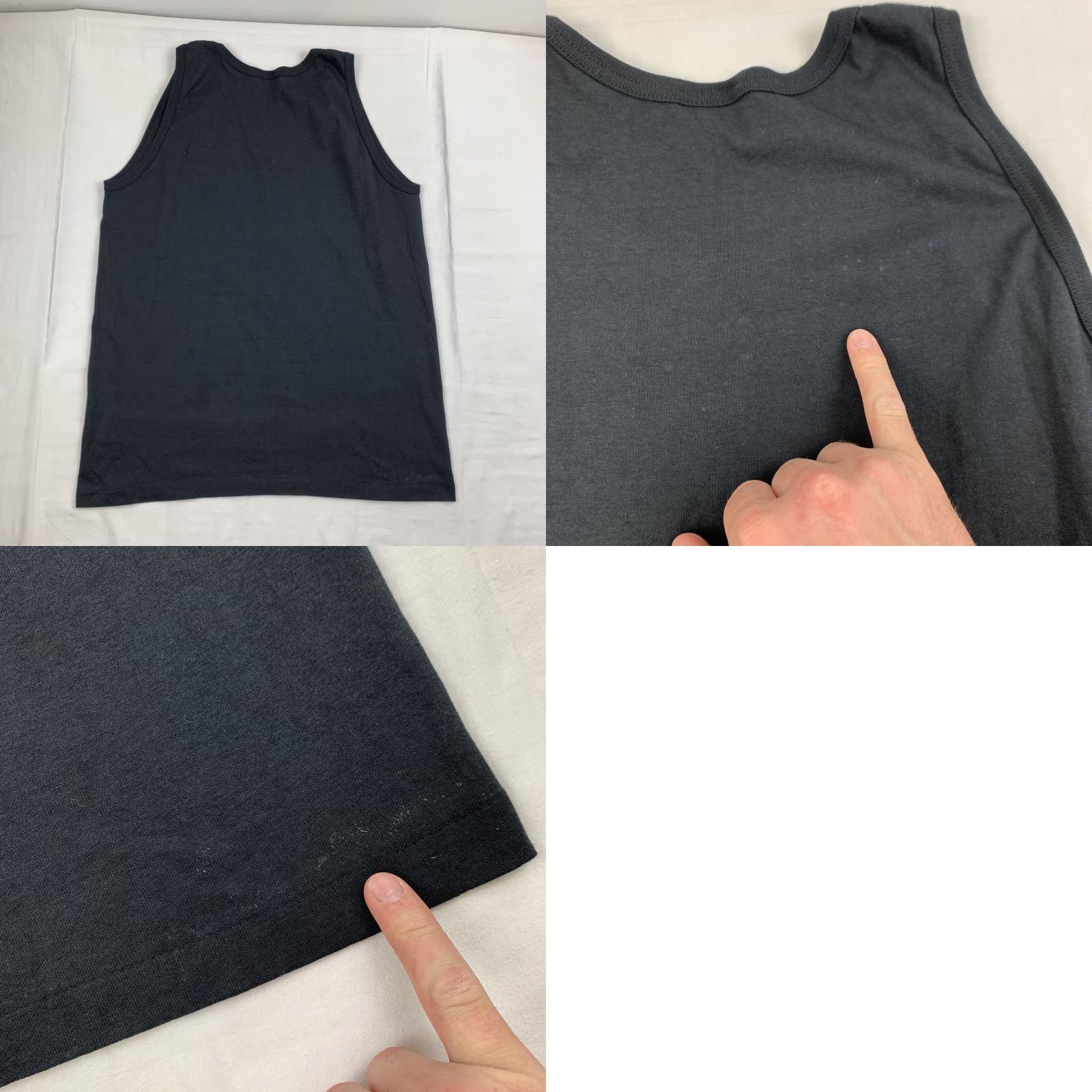 TEE JAYS VINTAGE South Carolina Fishing Tank Top Adult Large Black Outdoors Nature 90s 80s Mens Tank Top Size US L / EU 52-54 / 3 - 8 Thumbnail