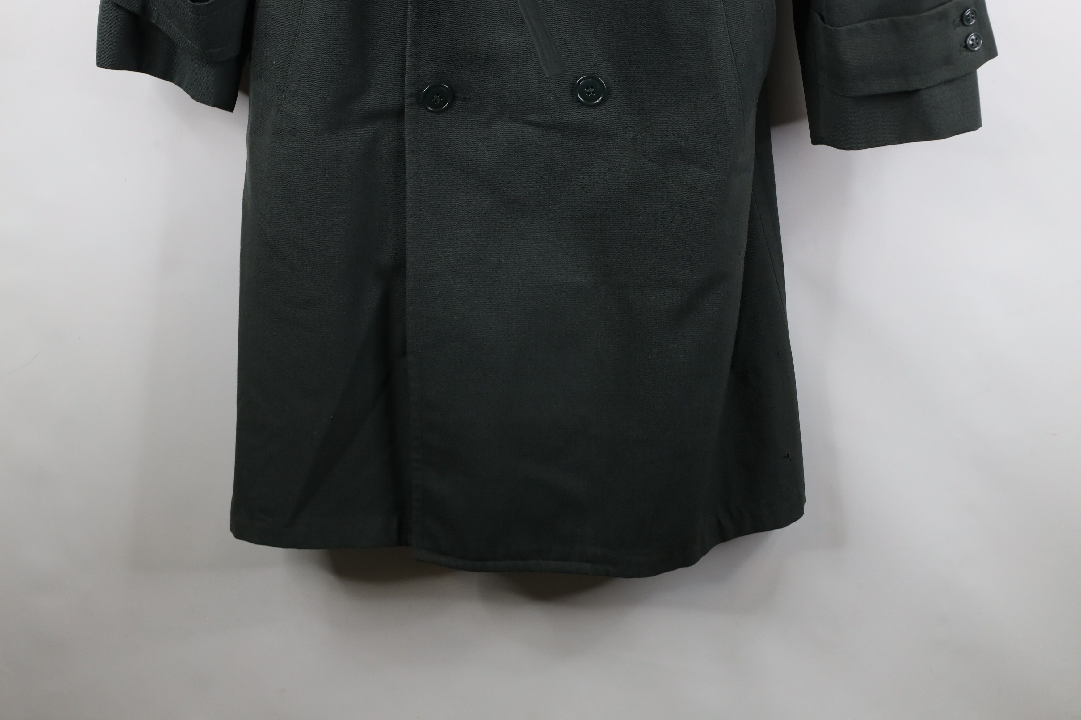 Vintage Vintage 70s Vietnam War Gabardine Lined Trench Coat Overcoat Size US L / EU 52-54 / 3 - 4 Thumbnail