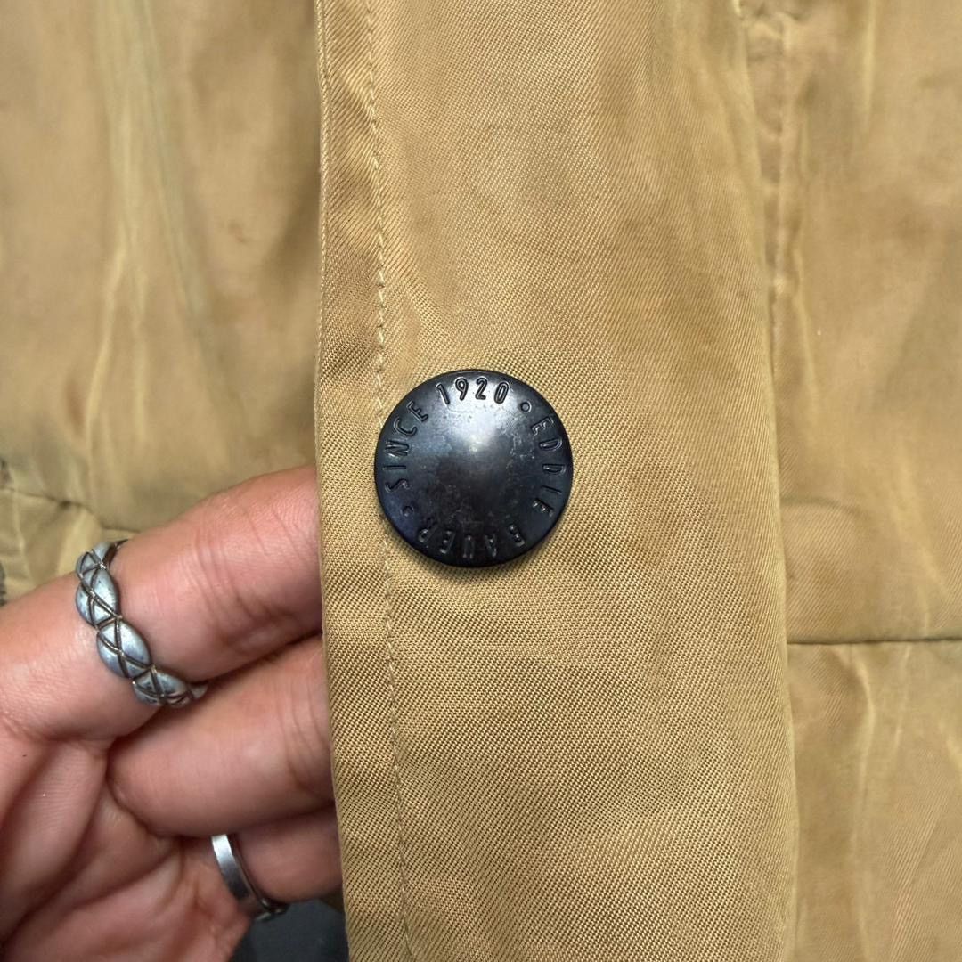 Eddie Bauer Vintage Eddie Bauer Brown Leather Collar Bomber Jacket Size US M / EU 48-50 / 2 - 8 Thumbnail