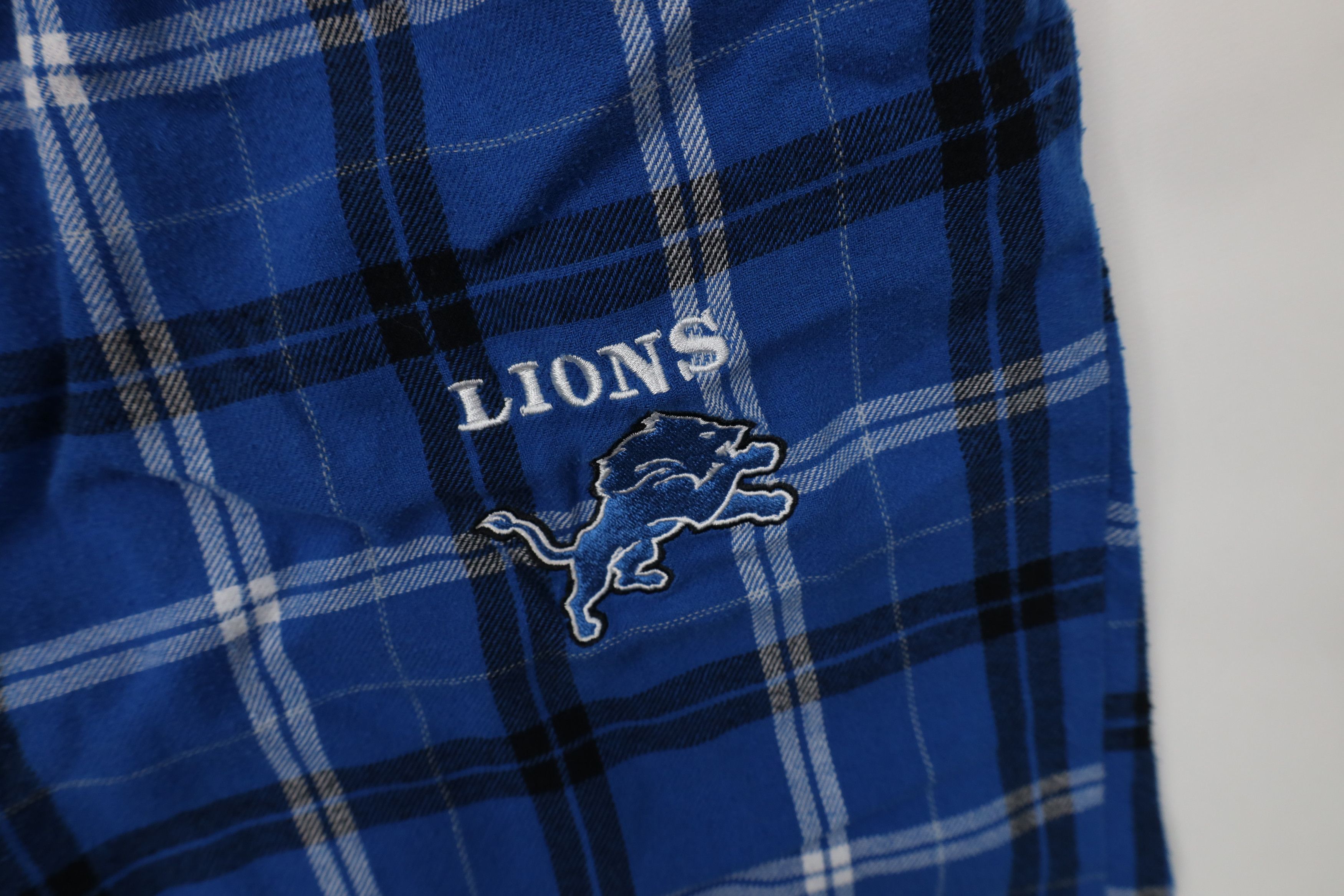 Vintage Vintage Y2K NFL Detroit Lions Football Flannel Pajamas Pants Size US 36 / EU 52 - 5 Thumbnail