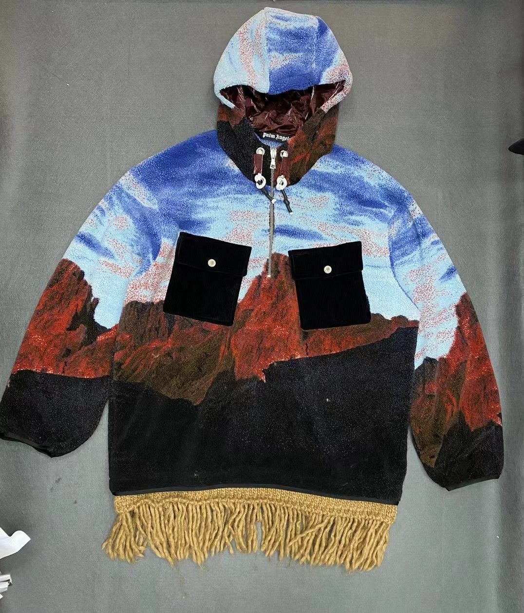 Palm Angels Palm Angels canyon fleece color block pocket jacket XL Size US XL / EU 56 / 4 - 1 Thumbnail