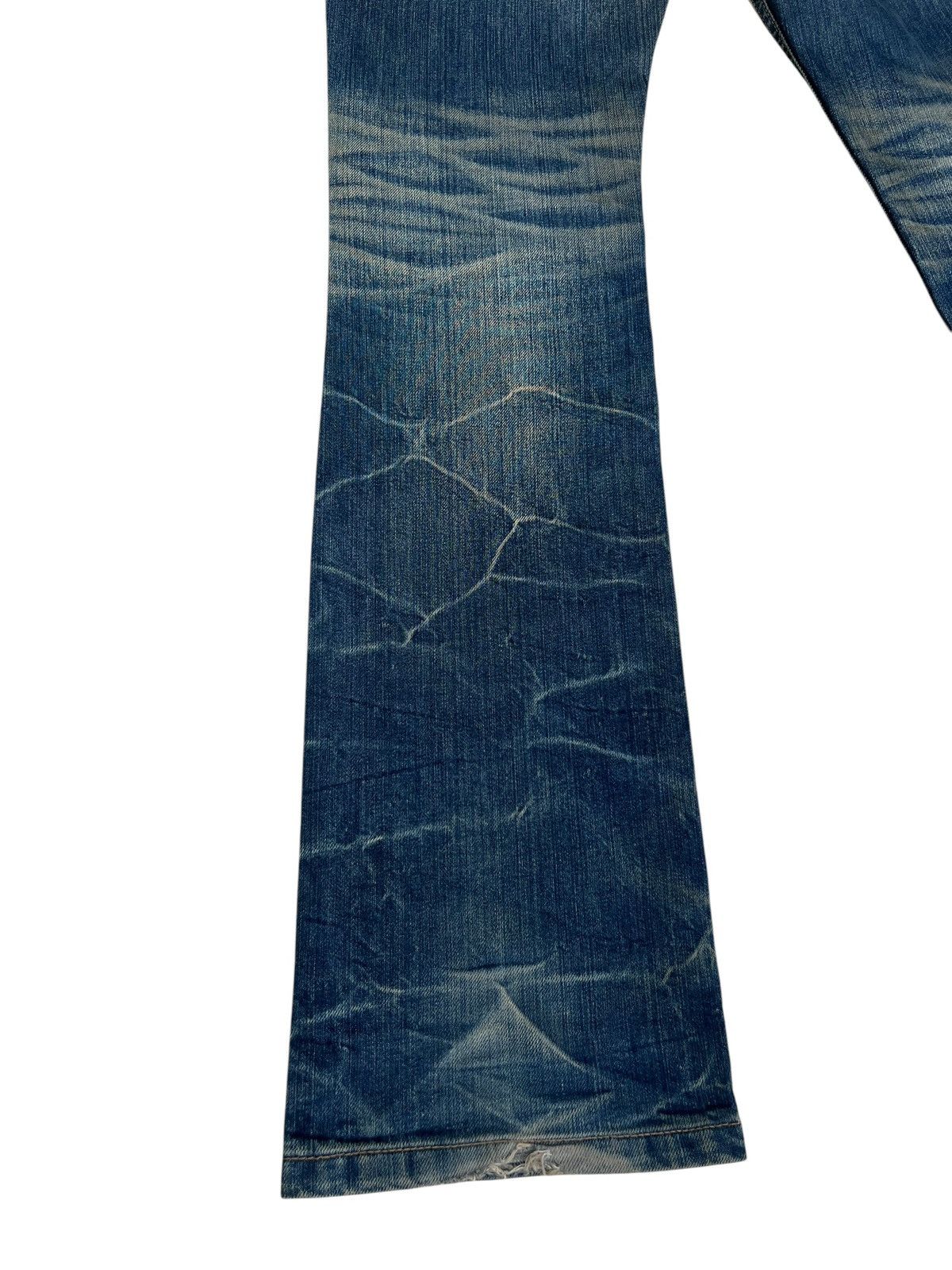 JACKROSE Dirty Mud Trashed Jackrose Rips Denim Claw Mark Flare Jeans Size US 30 / EU 46 - 16 Thumbnail