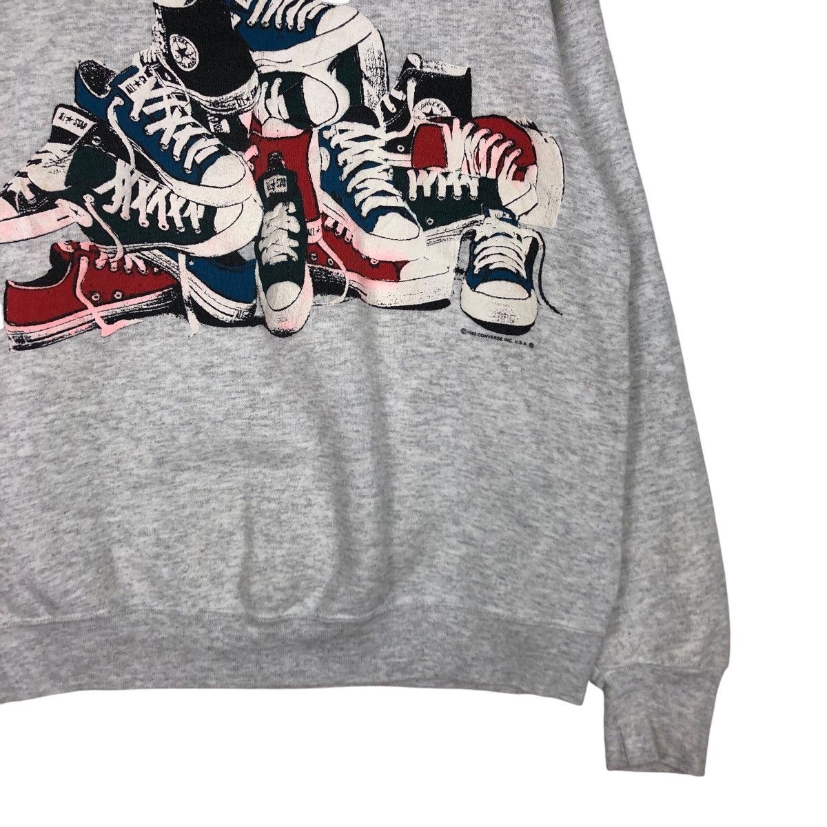 Converse × Japanese Brand Vintage Converse Sweatshirt Rare Design 90s Size US M / EU 48-50 / 2 - 4 Thumbnail