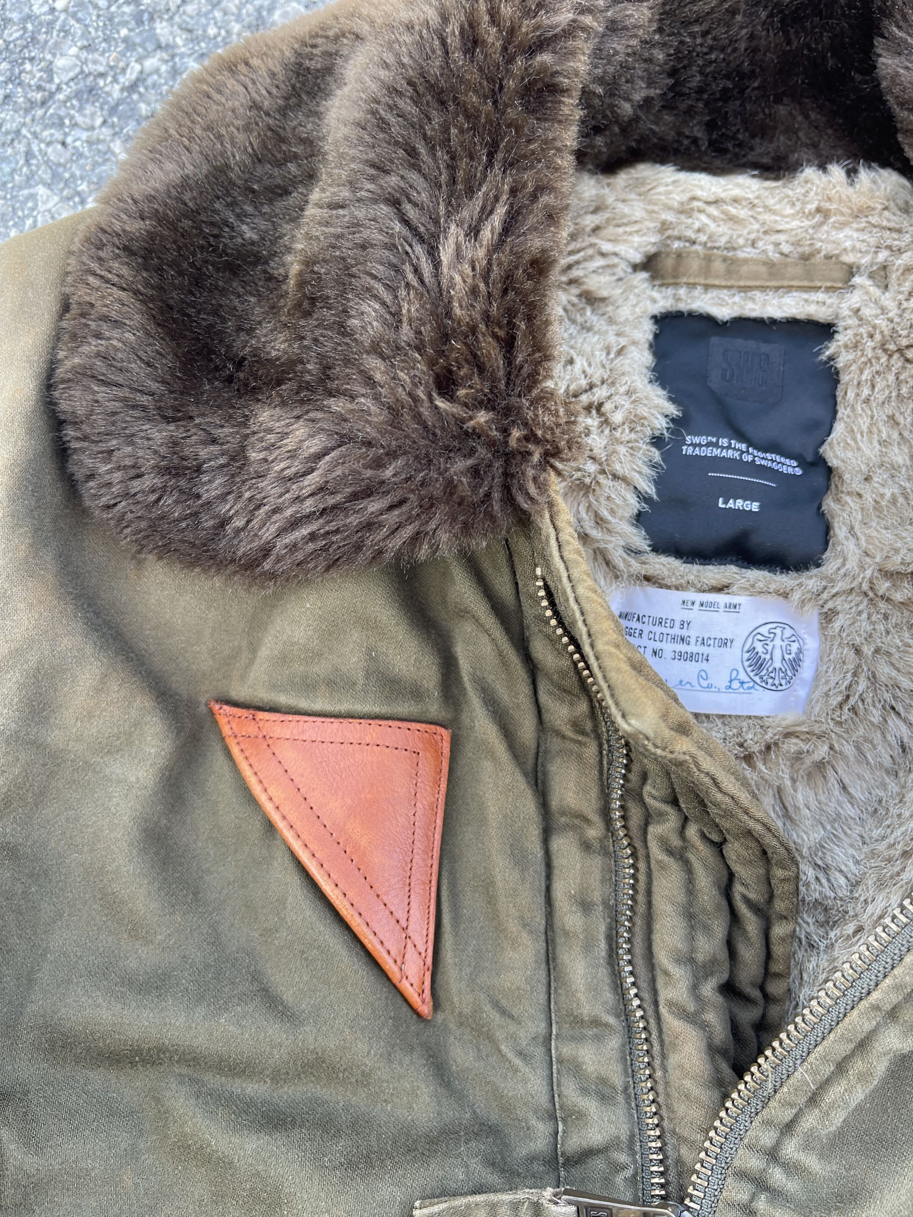Japanese Brand × Swagger Bomber Sherpa Shearling Jacket Size US L / EU 52-54 / 3 - 5 Thumbnail