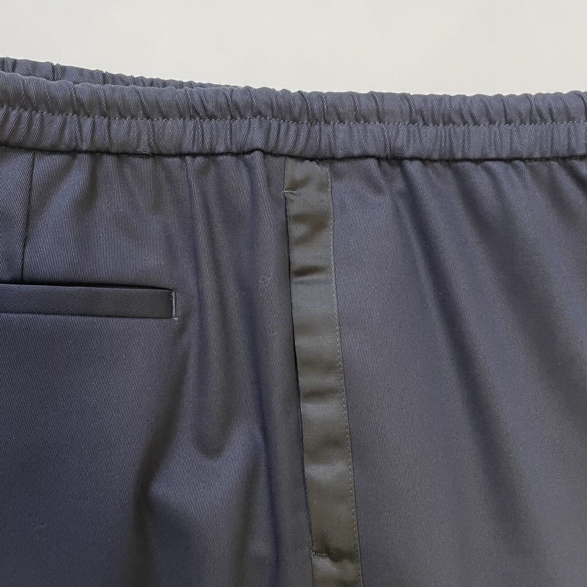 Dries Van Noten ‘Parkino’ Dark Blue Side Stripe Trousers Size US 32 / EU 48 - 15 Thumbnail
