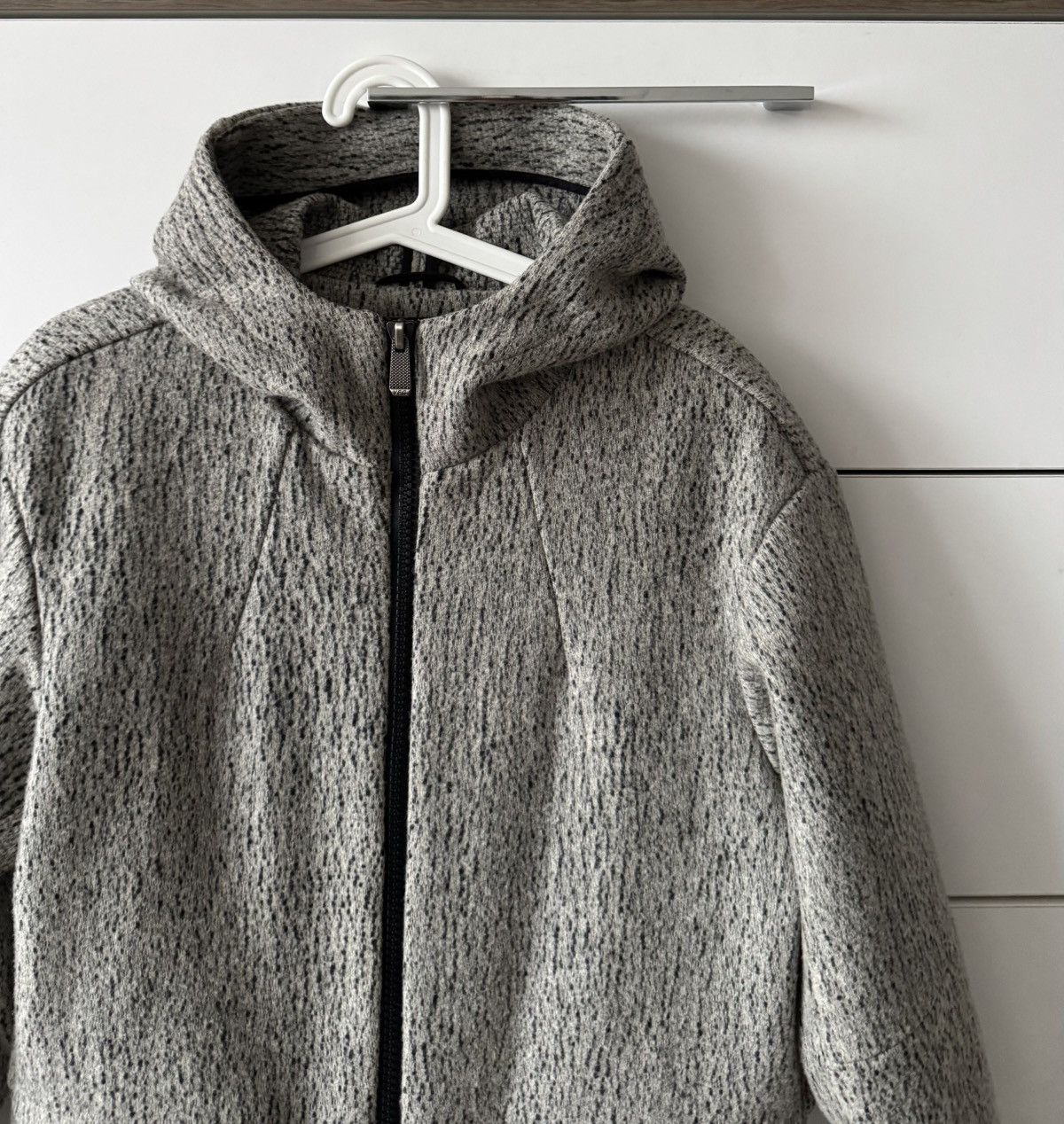 Norse Projects Norse Projects Signet Felt Hooded Coat – Grey Wool Size XS / US 0-2 / IT 36-38 - 2 Thumbnail