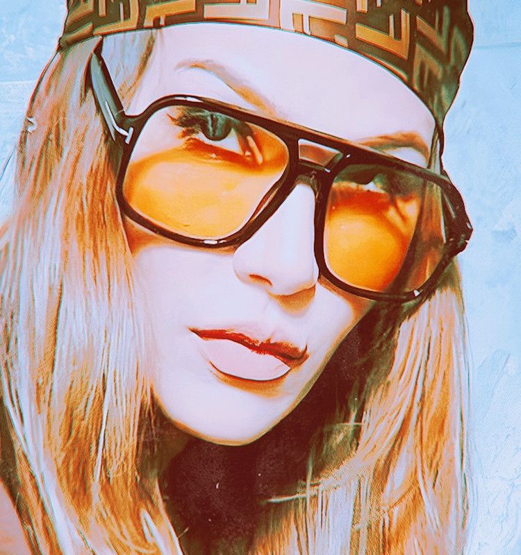 VIBE Vintage Street ins style custom avant-garde sunglasses Size ONE SIZE - 6 Thumbnail