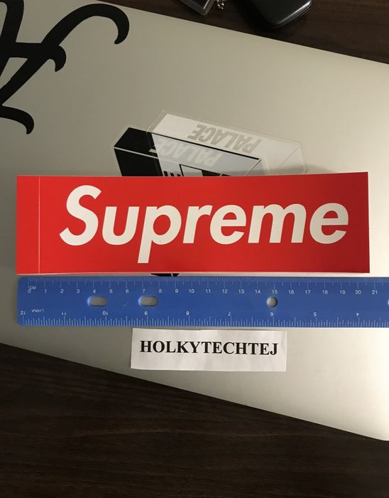 Supreme scratch best sale box logo sticker