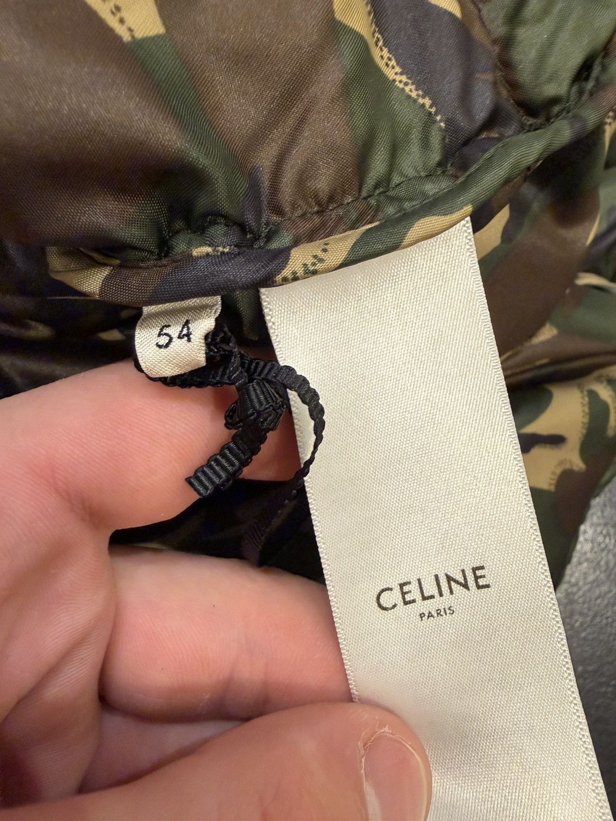 Celine Celine Puffer Vest - Camo Size US L / EU 52-54 / 3 - 4 Thumbnail