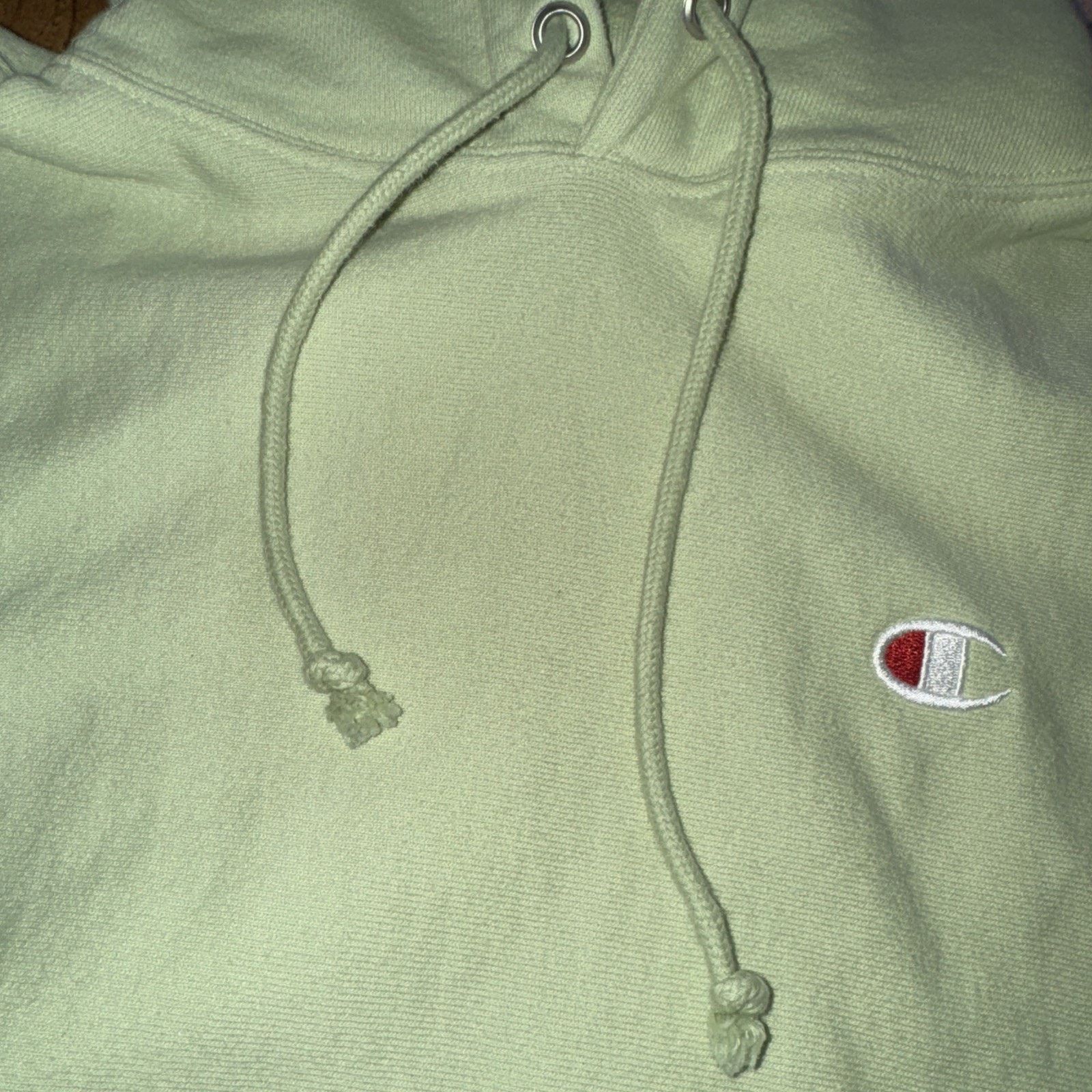 Champion × Vintage Champion Reverse Weave Pull Over Hoodie Lime Green 21x27 Med Size US M / EU 48-50 / 2 - 3 Thumbnail