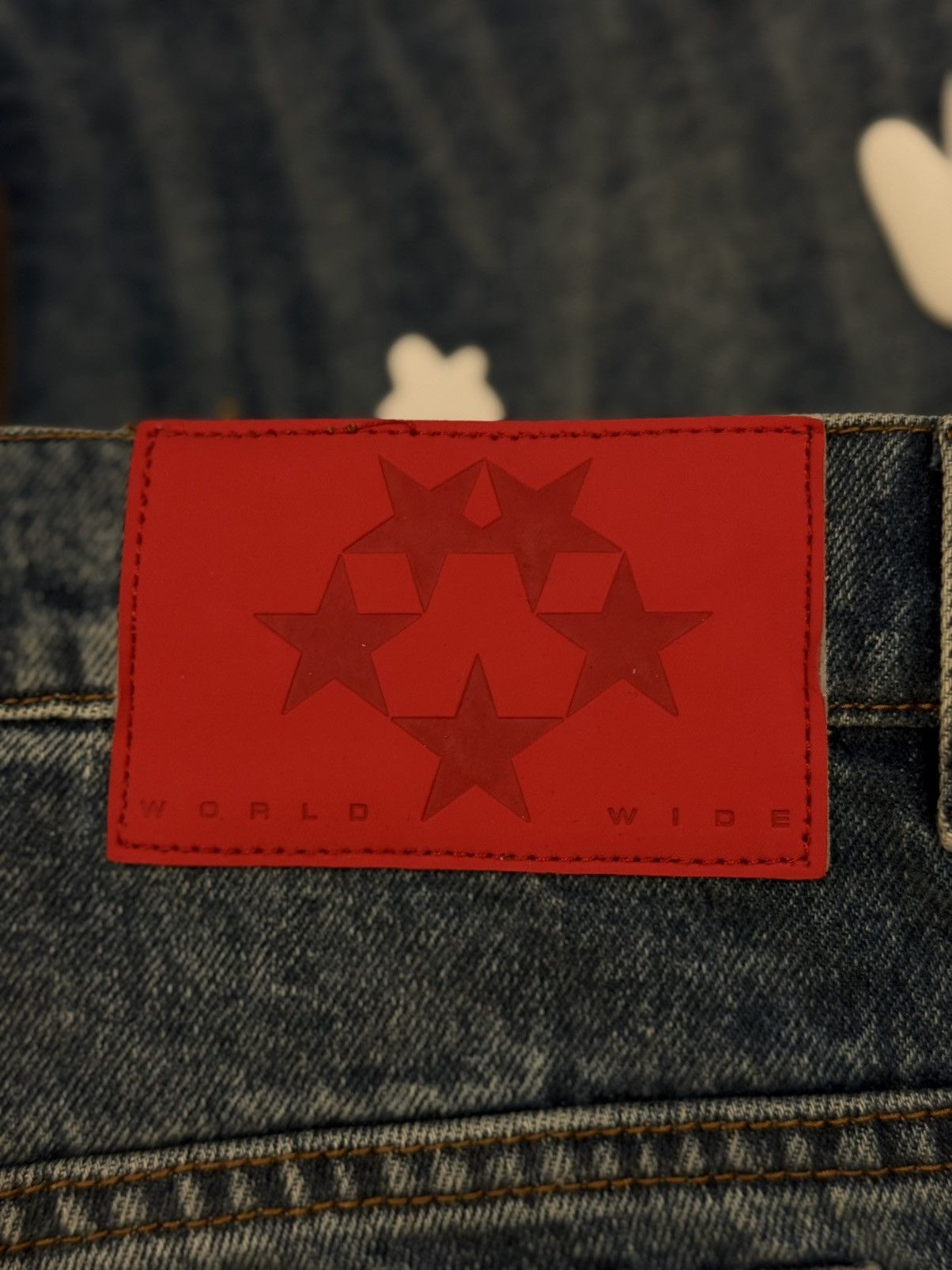 Sp5der Sp5der Worldwide Jean Beluga Denim Pants Size 34 (NEW) Size US 34 / EU 50 - 8 Thumbnail