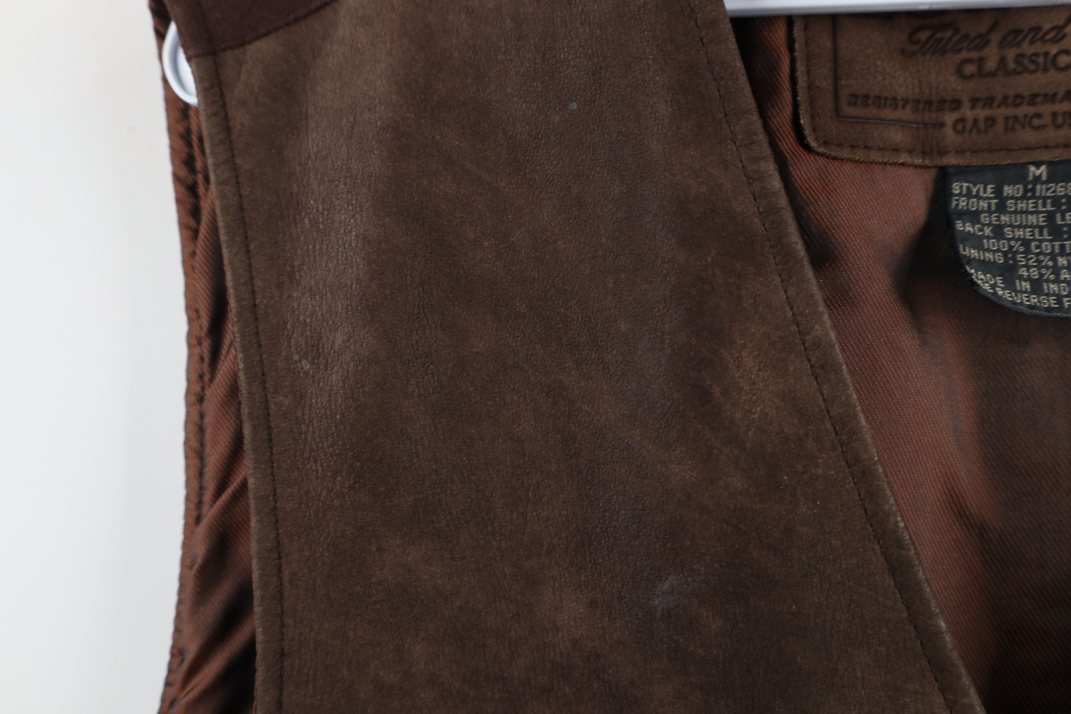 Gap × Vintage Vintage 90s Gap Chamois Cloth Buckle Back Vest Jacket Size US M / EU 48-50 / 2 - 10 Thumbnail