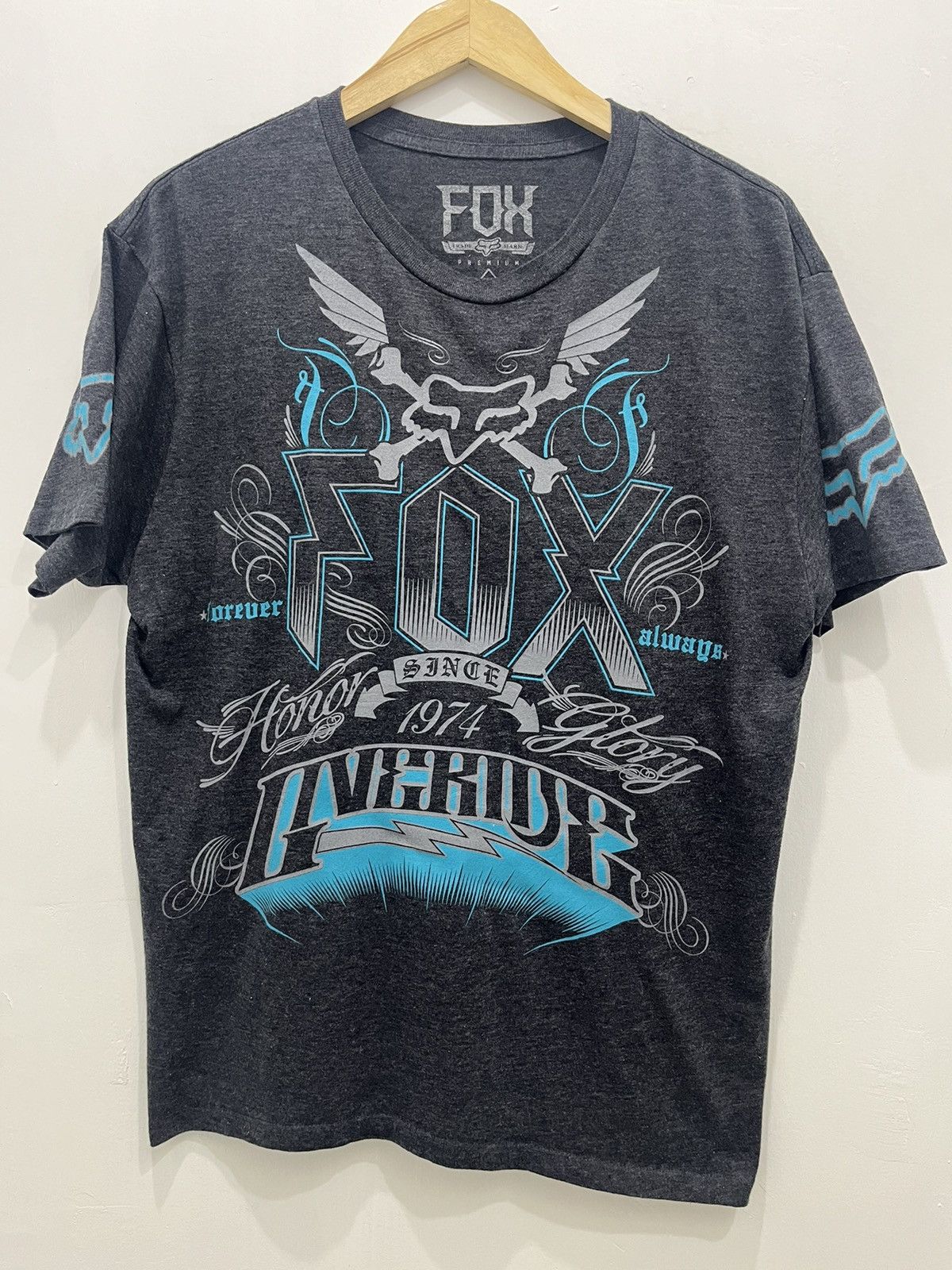 Fox Racing Overprinted fox Short Sleeve Y2K Tshirt Size US L / EU 52-54 / 3 - 1 Thumbnail