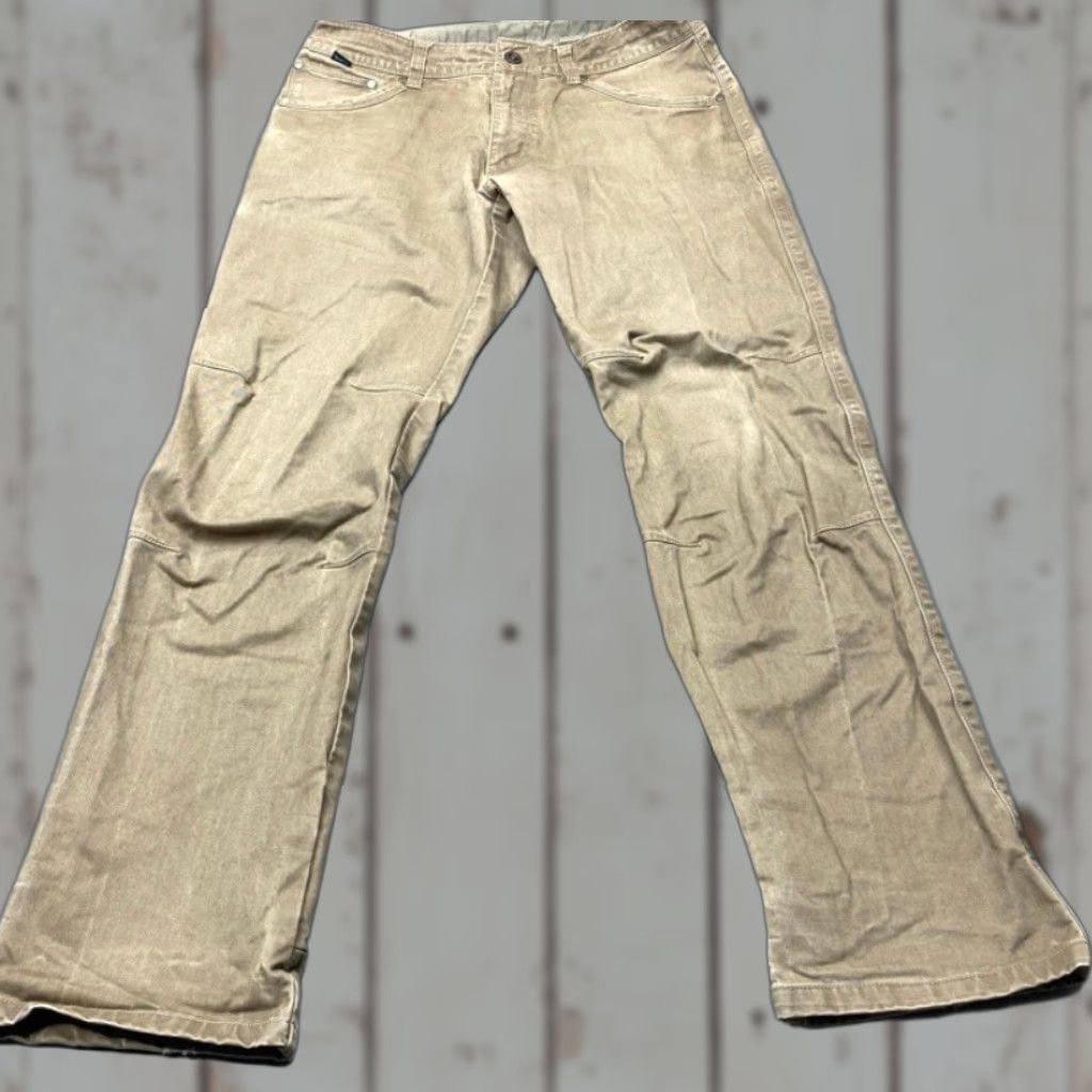 Doublet VINTAGE Kuhl Rydr Patina Dye Canvas Double Knee Pants Mens 32x32 Outdoor Work Shirt Size US 32 / EU 48 - 1 Thumbnail