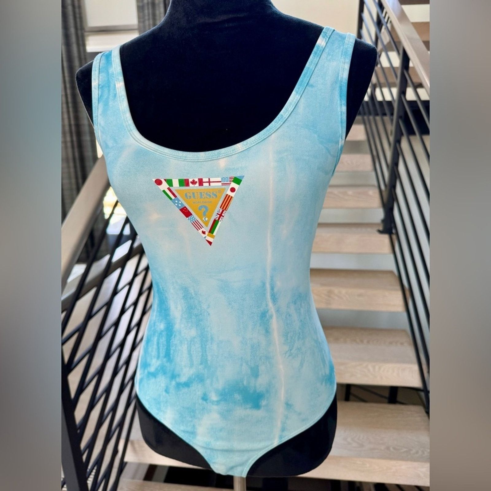 Guess New Guess Women's Light Blue bodysuit size S Size S / US 4 / IT 40 - 3 Thumbnail
