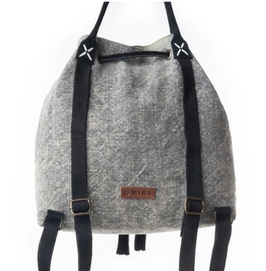 Other Myra-Sel De Mer Bucket Backpack In Aged Grey Size ONE SIZE - 4 Thumbnail